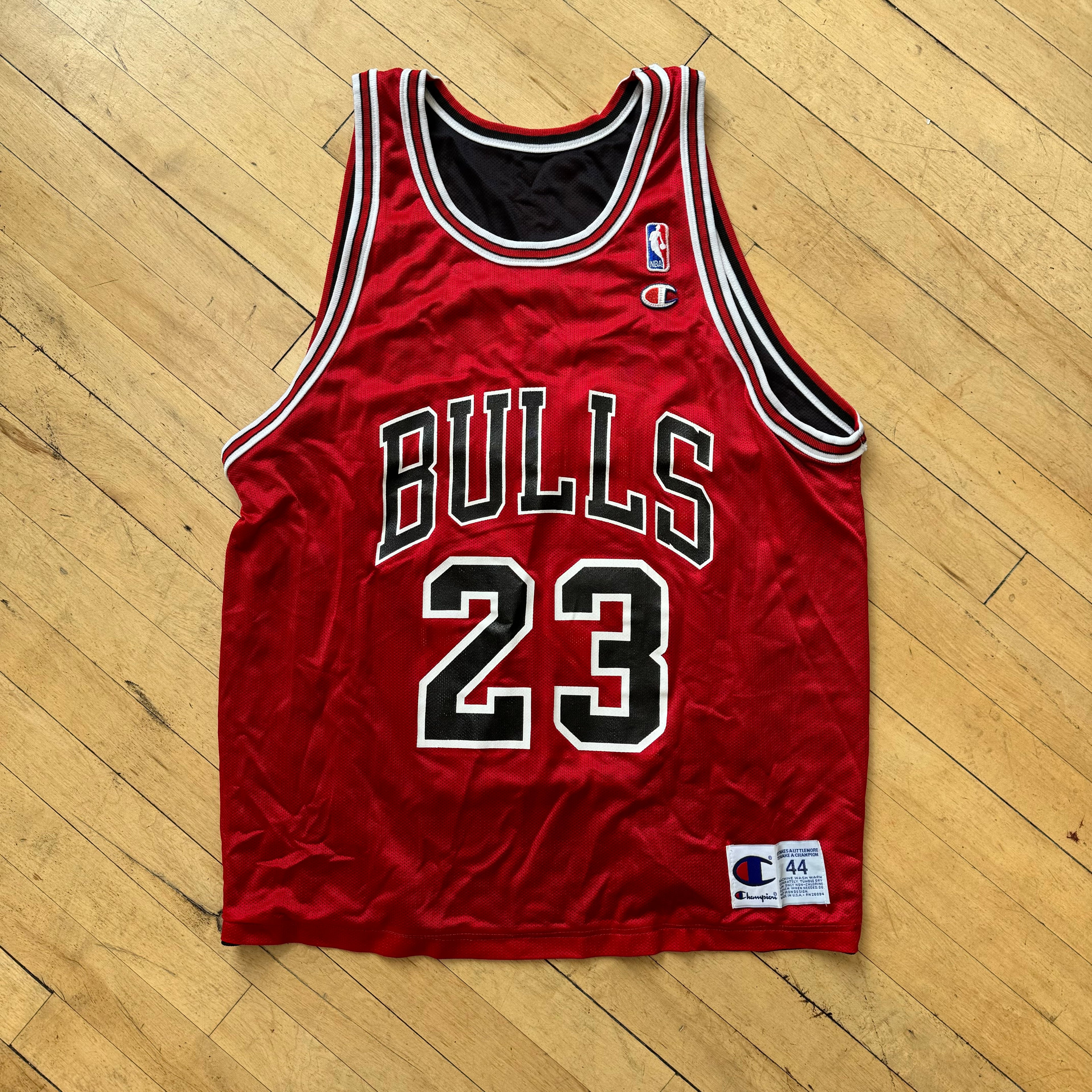 Vintage Micheal Jordan Champion Reversible Jersey Sz M