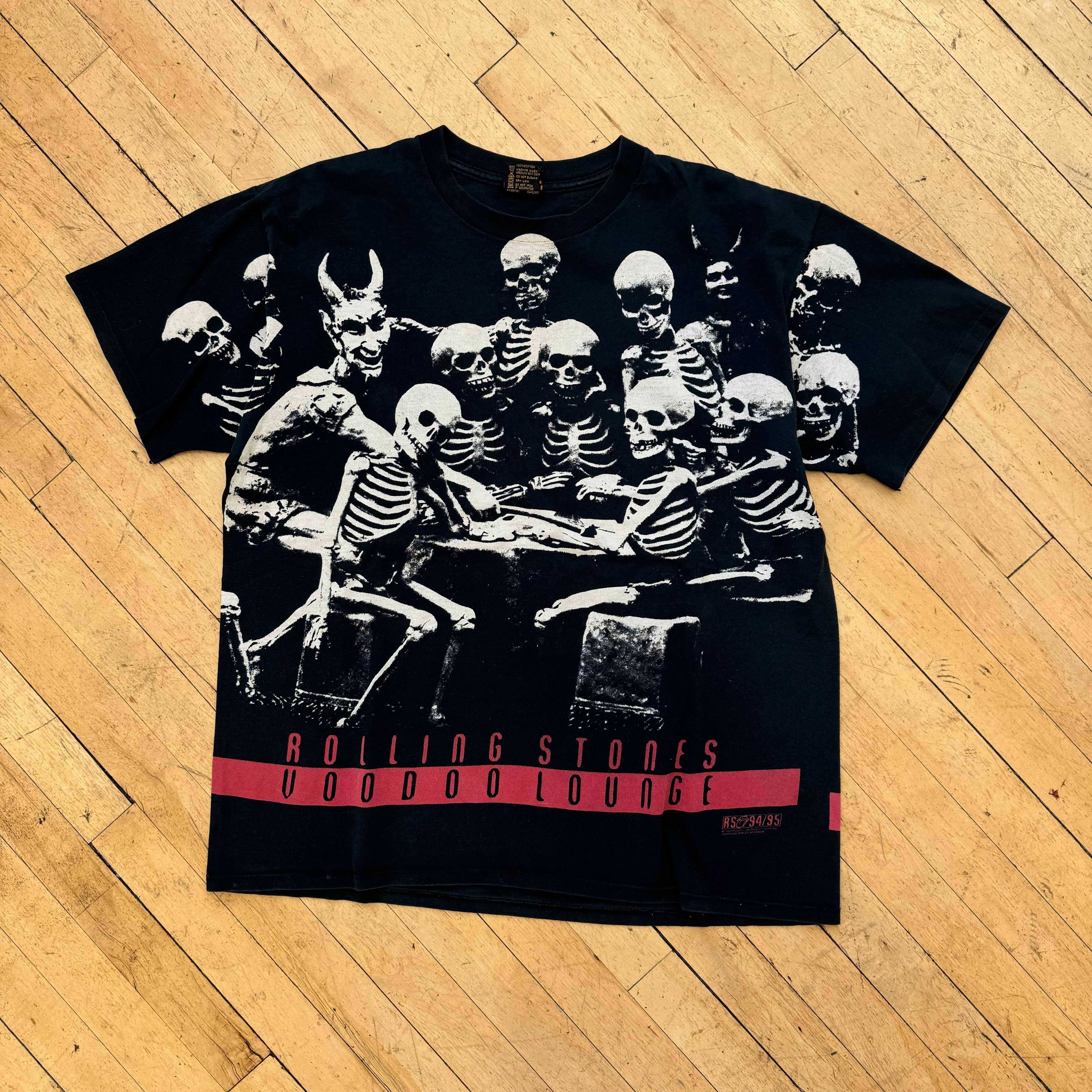 Vintage Rolling Stones Voodoo Lounge Shirt Sz XL