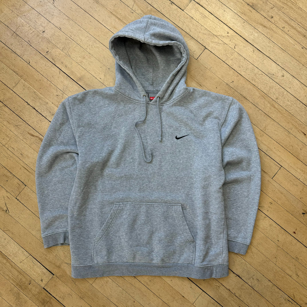 Vintage Nike Simple Swoosh Hoodie Sz L
