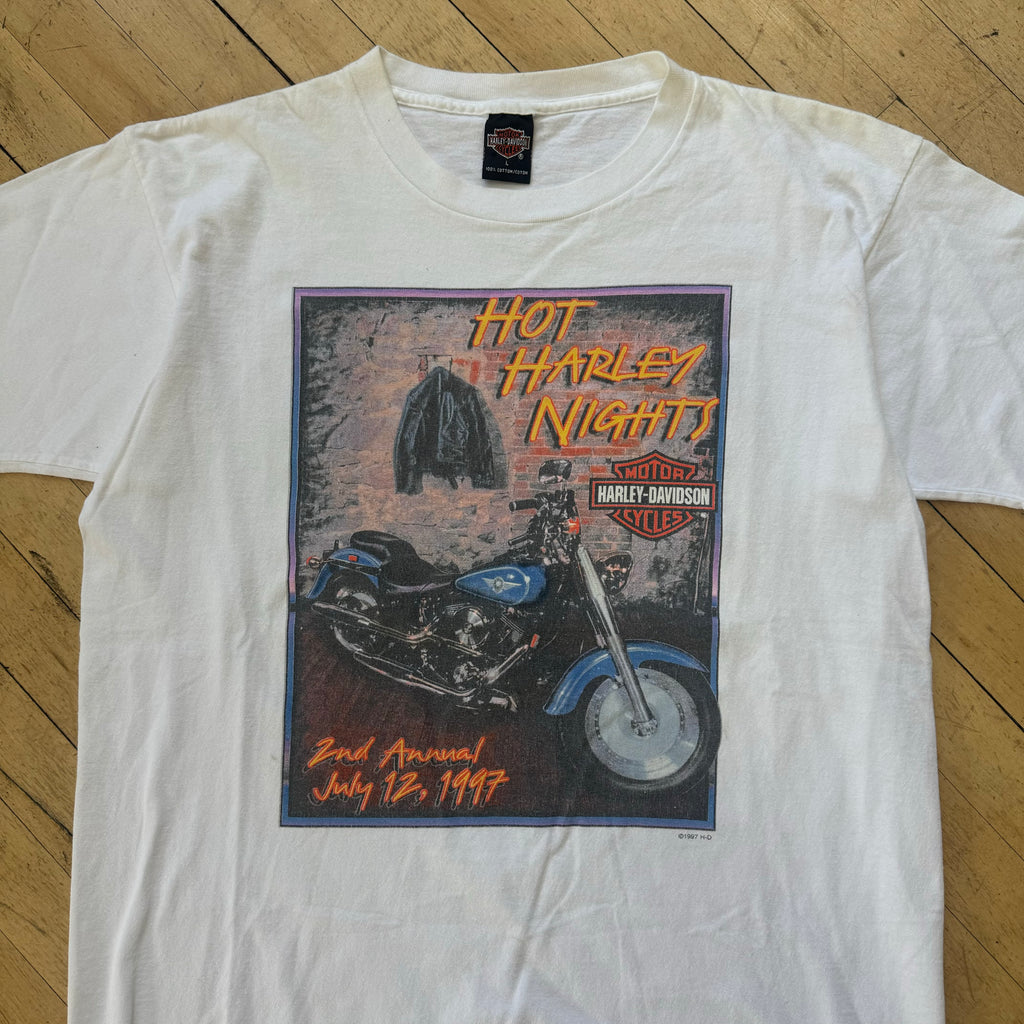 Vintage Hot Harley Nights Sioux Falls T-shirt Sz L