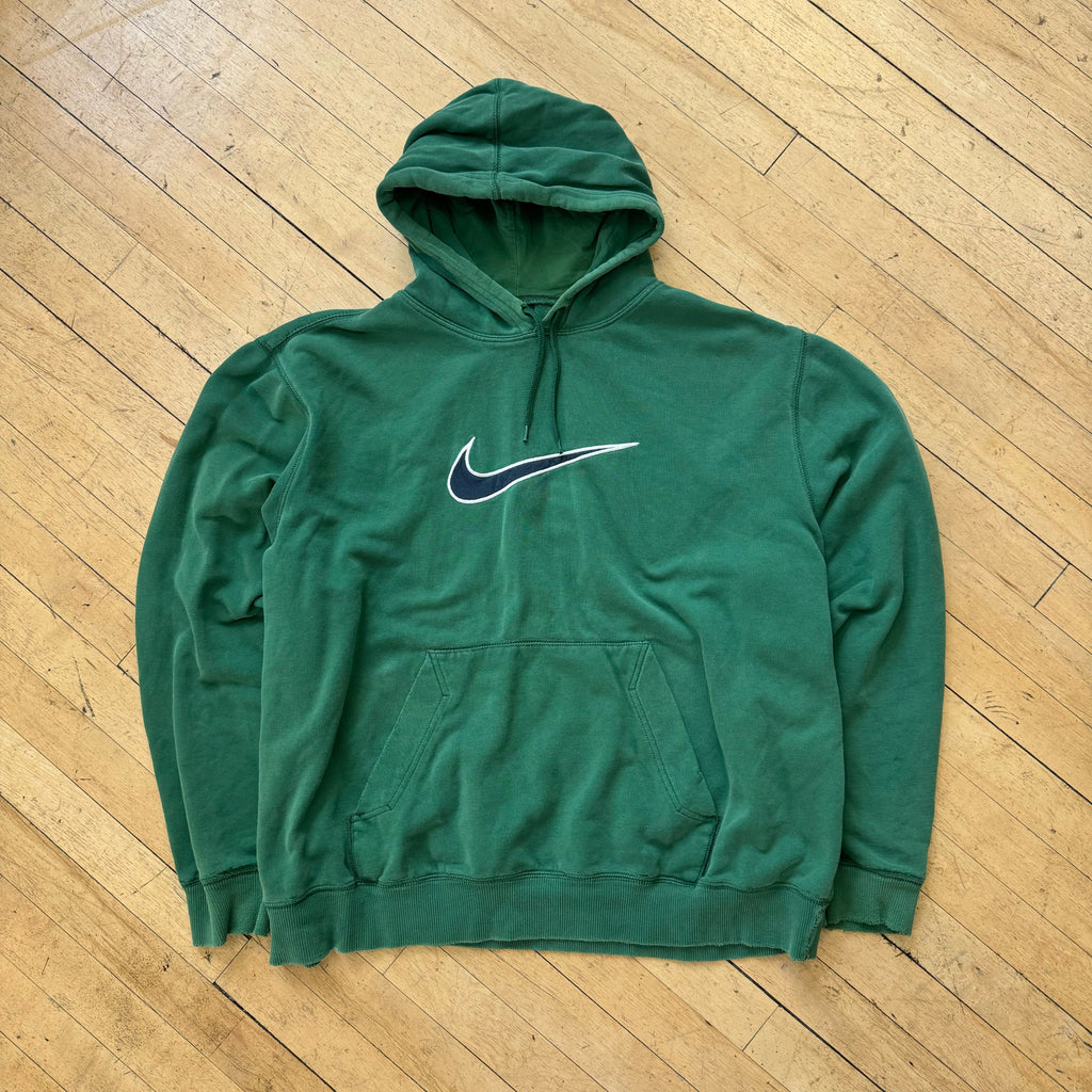 Y2K Nike Big Logo Hoodie Sz XXL
