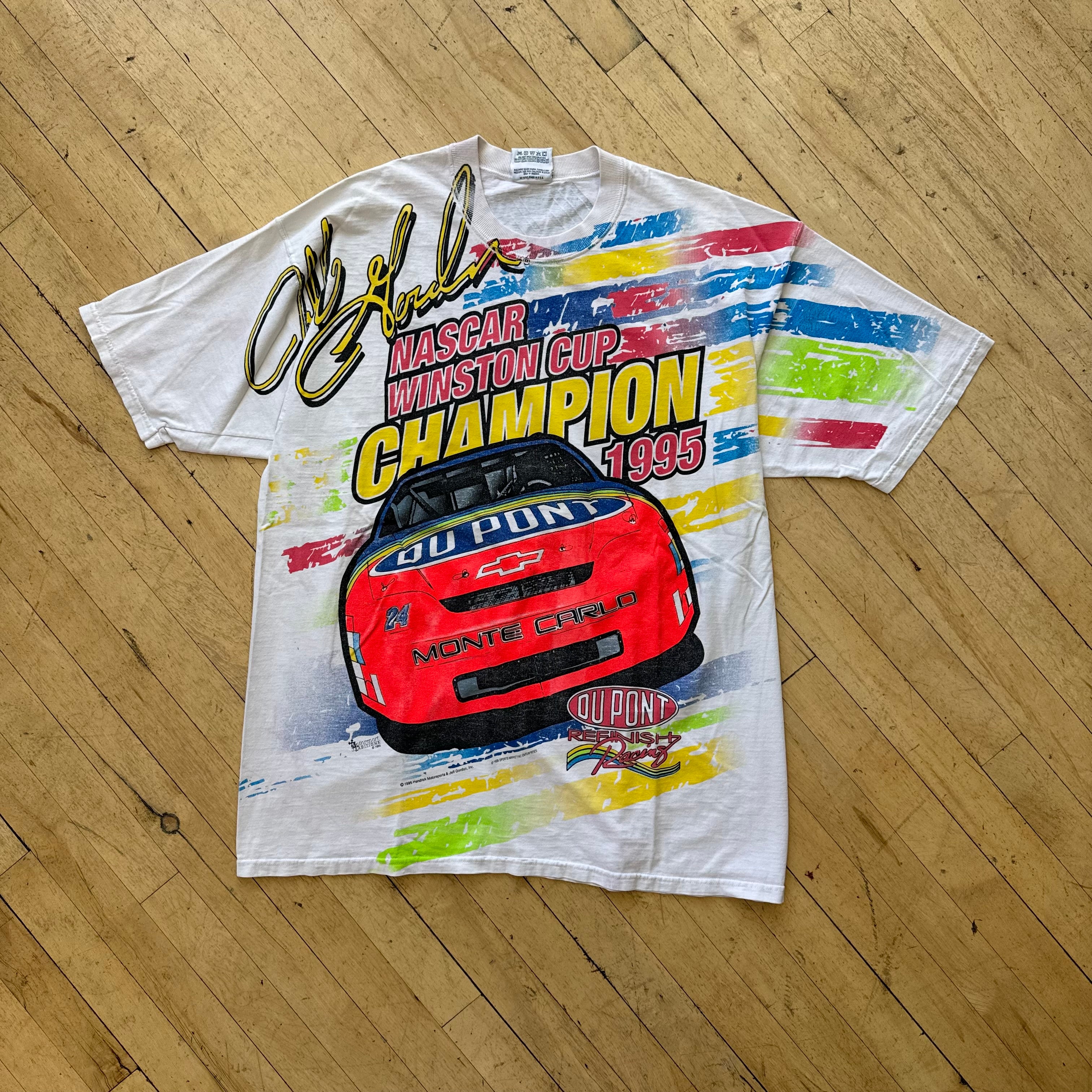 Vintage Jeff Gordon AOP Nascar T-shirt Sz XL