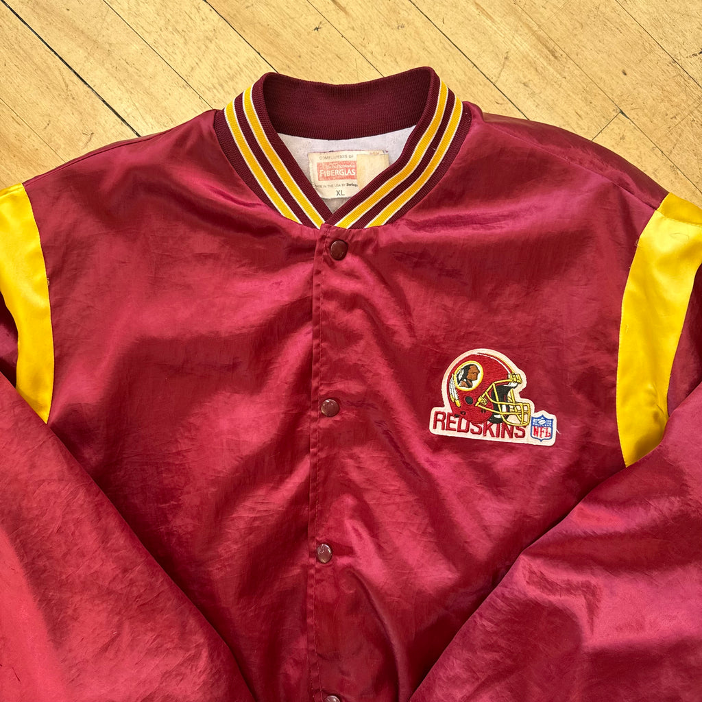 Vintage Washington Redskins Satin Bomber Jacket Sz L