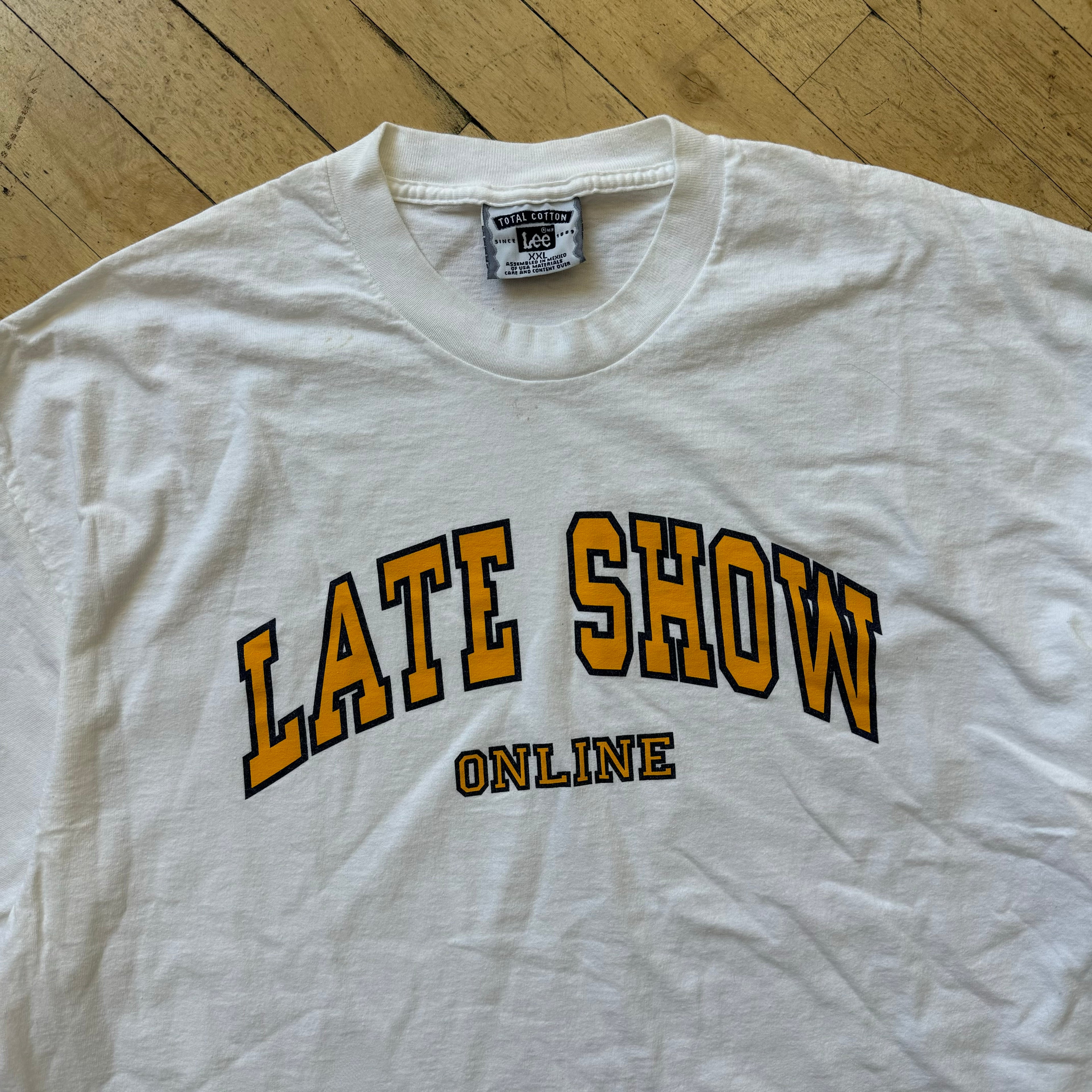 Vintage Late Show Online T-shirt Sz XXL