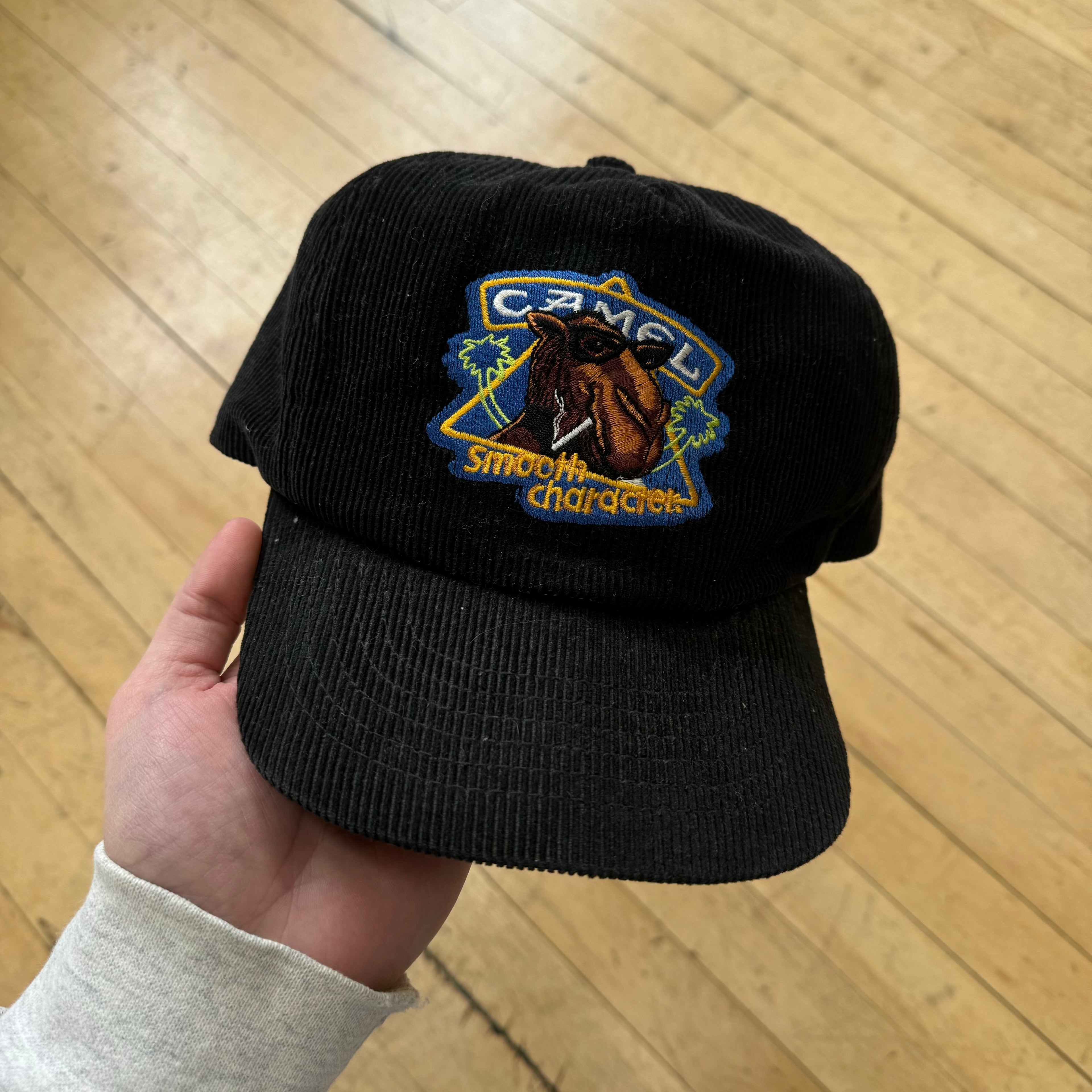 Vintage Camel Joe Corduroy SnapBack Hat
