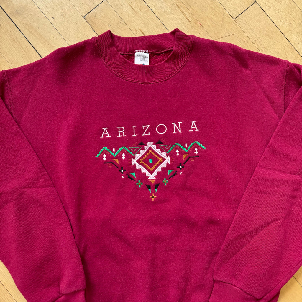 Vintage Arizona SpellOut Crewneck Sz M