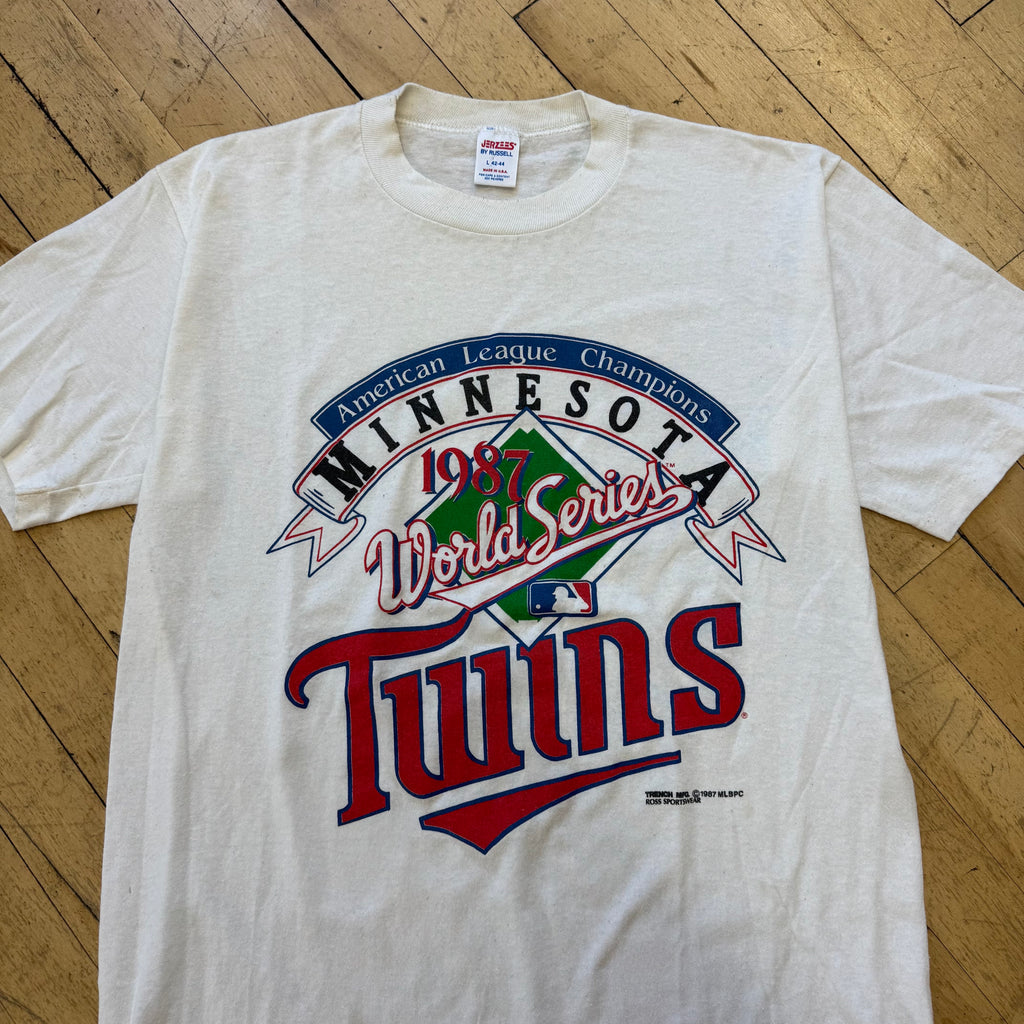 Vintage Minnesota Twins 87’ World Series T-shirt Sz L