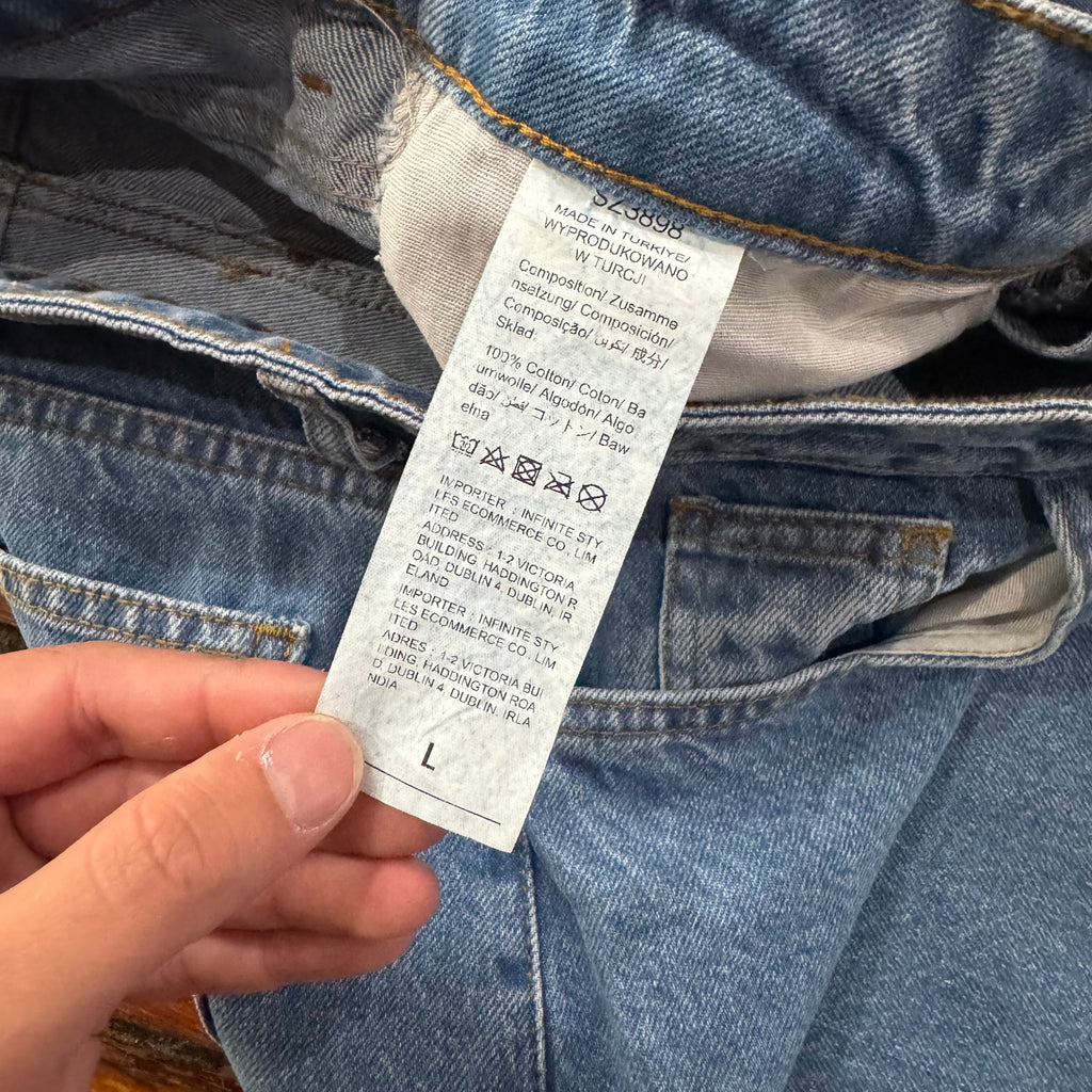 Vintage Baggy Wide Leg Denim Jeans Sz 28