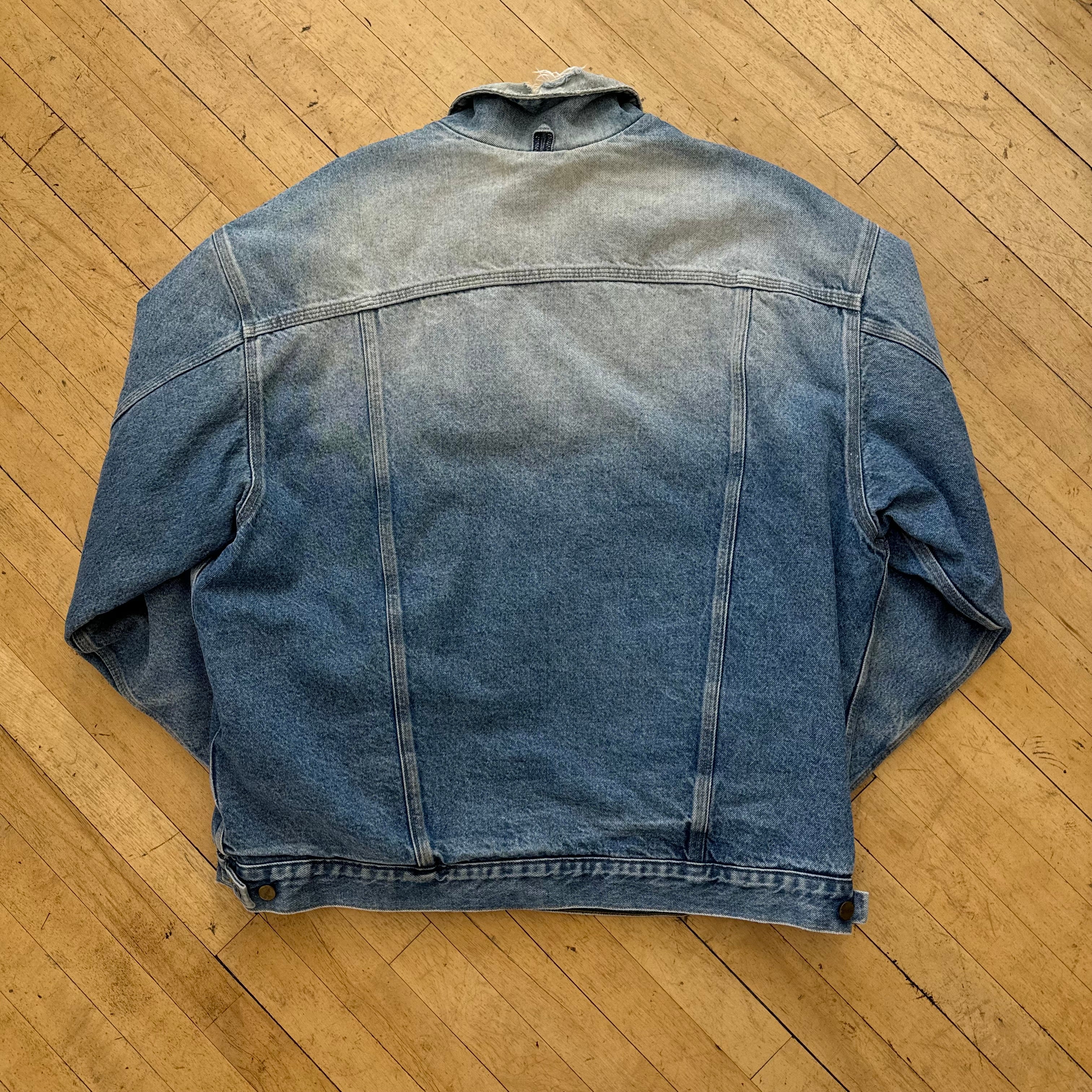 Vintage Carhartt Denim Trucker Jacket Sz XXL