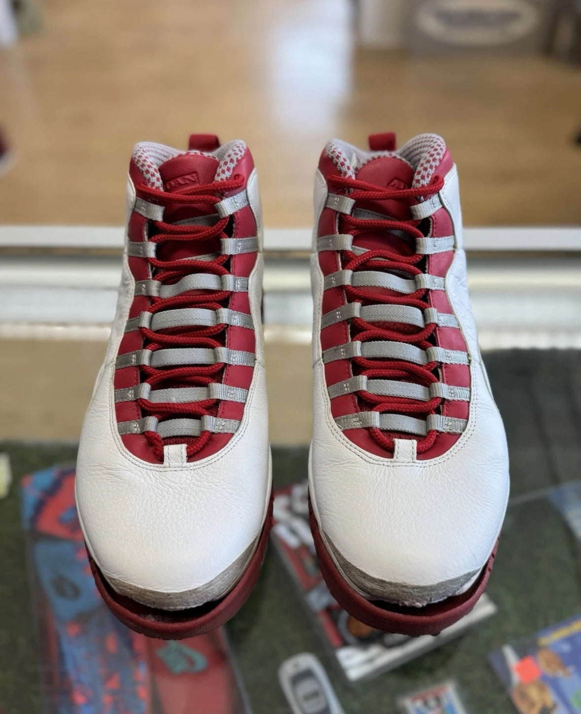 Jordan 10 Red Steel Sz 12