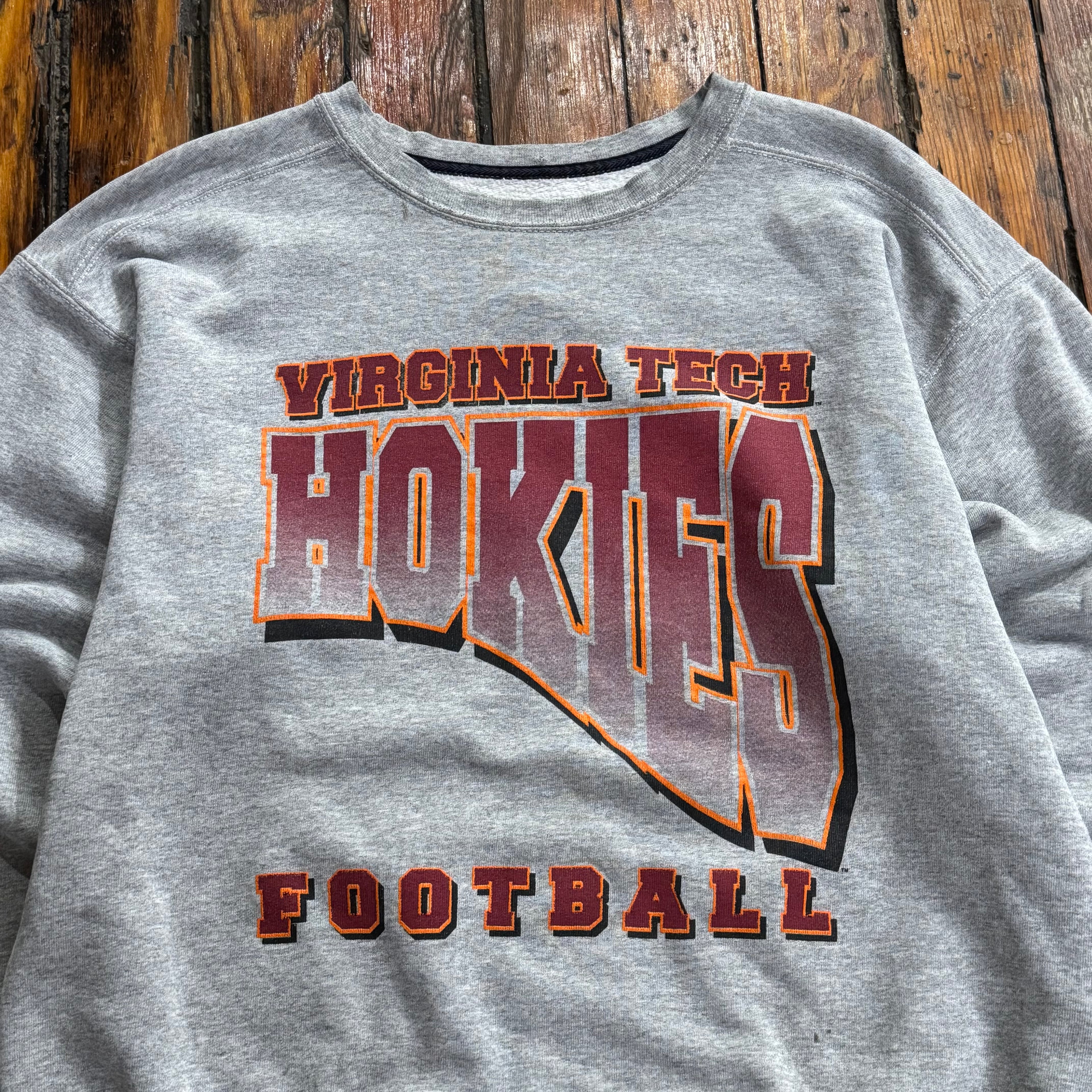Vintage Virginia Tech Hokies Crewneck Sz XL