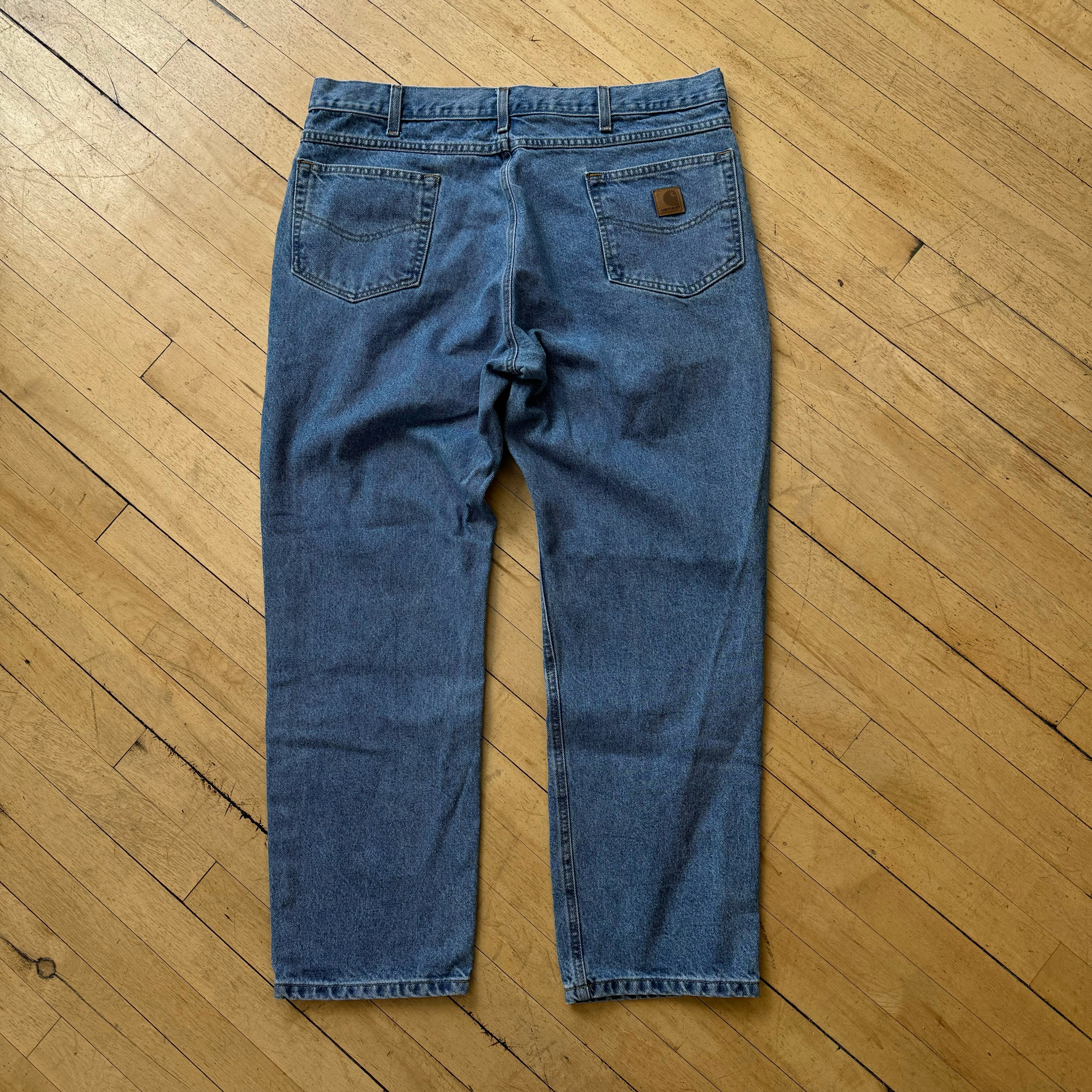 Vintage Carhartt Denim Jeans Sz 40x30