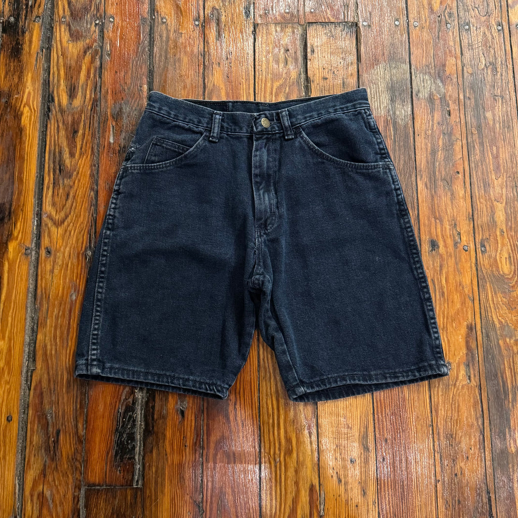Vintage Wrangler Navy Denim Jean Shorts Sz 28