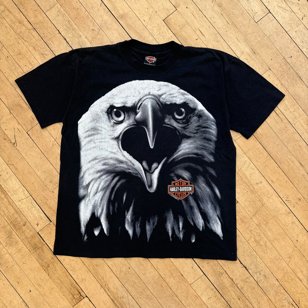 Vintage Harley Davidson AOP Eagle T-Shirt Sz L