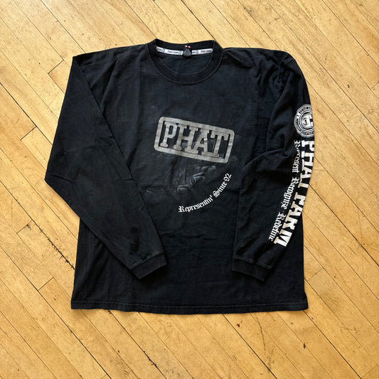 Y2K Phat Farm Long Sleeve T-shirt Sz XL