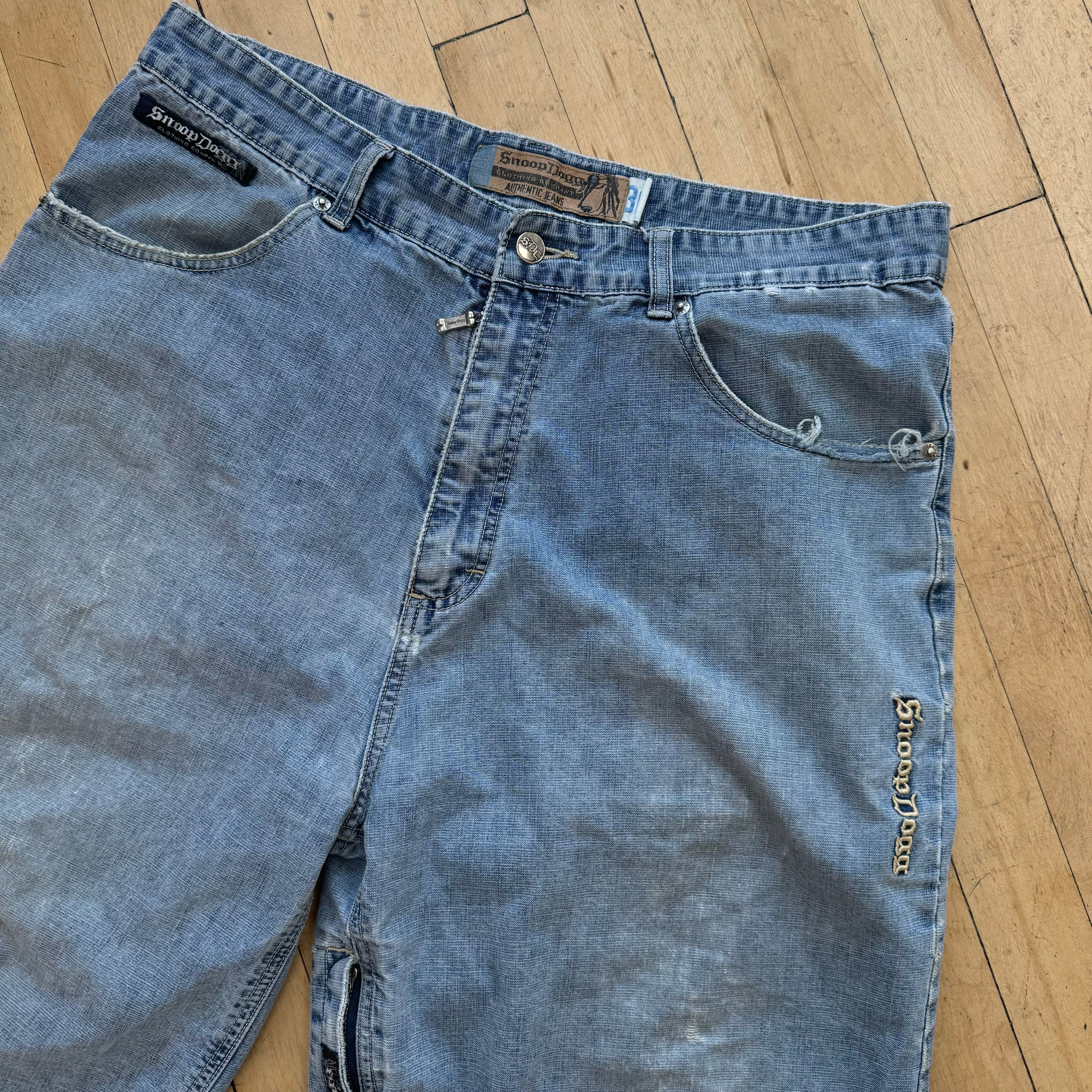 Vintage Y2K Snoop Dogg Jean Shorts Sz 36