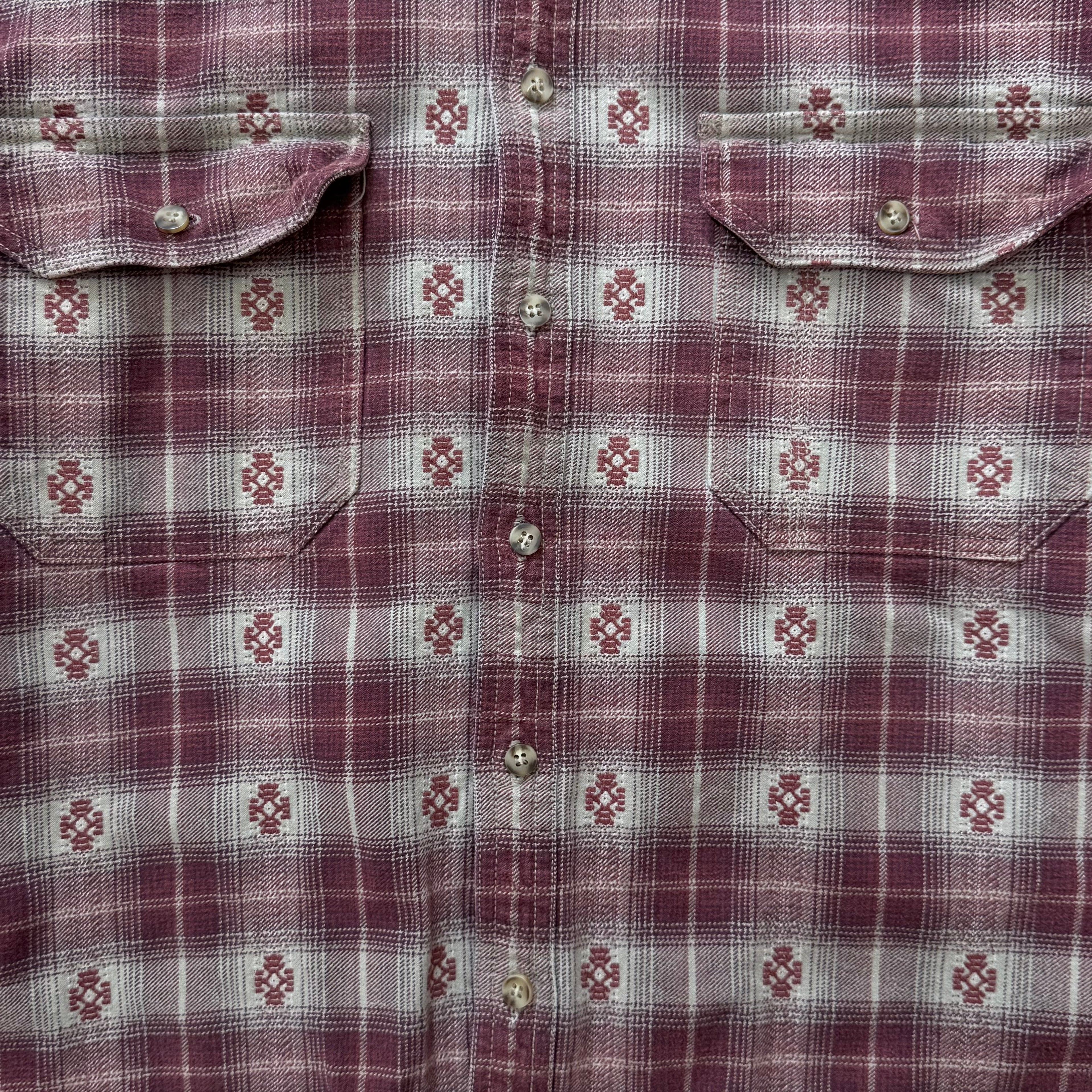 Vintage Levi’s Button Down Patterned Shirt Sz XL
