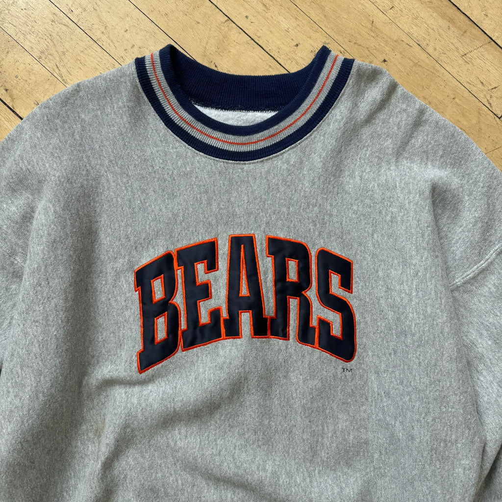 Vintage Chicago Bears SpellOut Crewneck Sz L