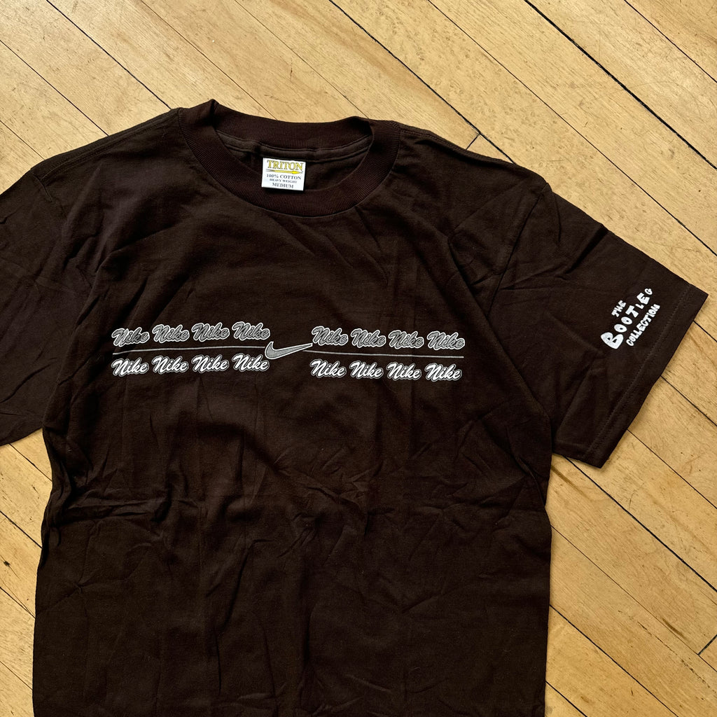 Vintage Bootleg Nike SpellOut T-shirt Sz M