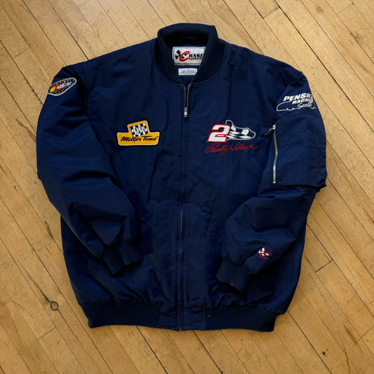 Vintage Chase Rusty Wallace Nascar Jacket Sz L