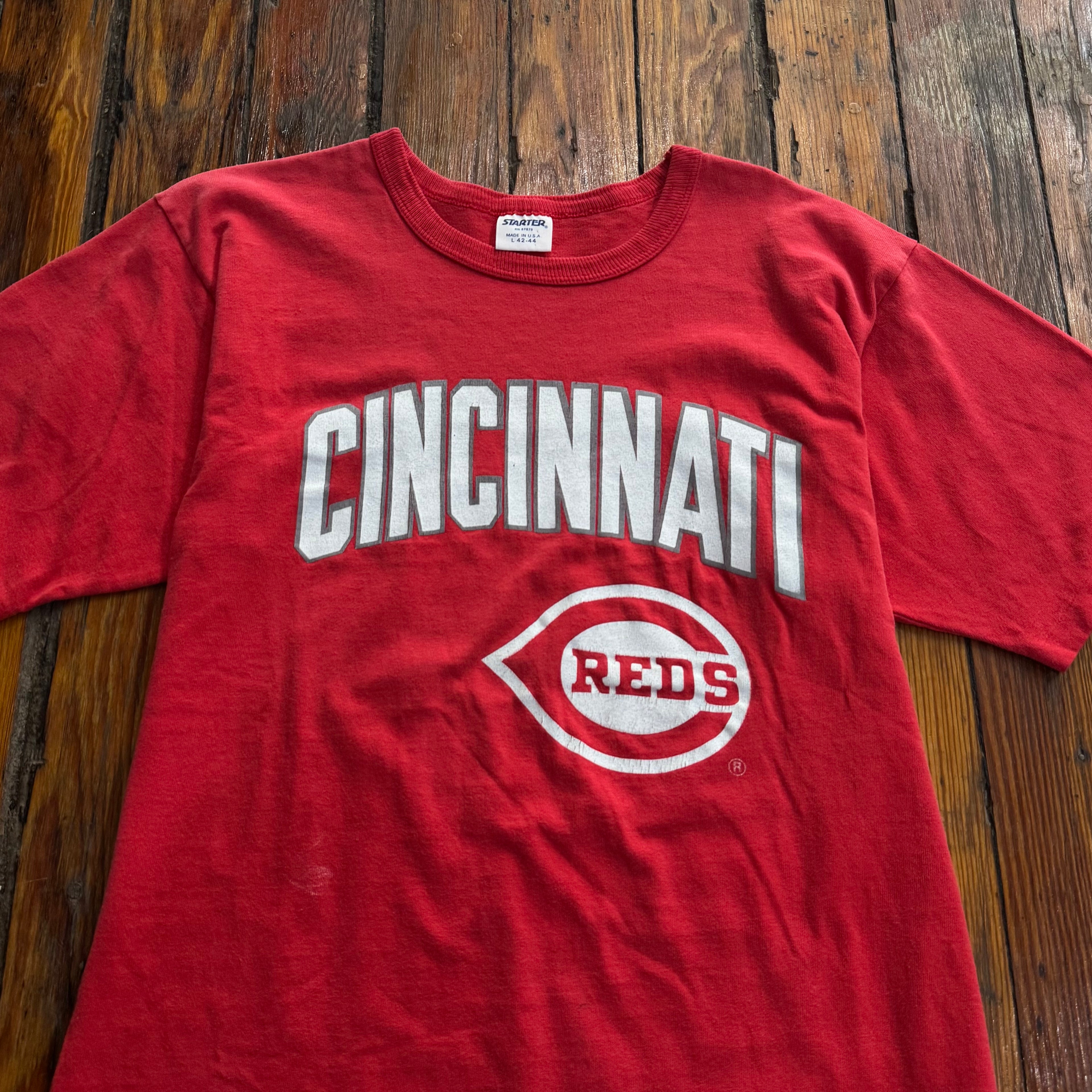 Vintage Starter Cincinnati Reds T-shirt Sz L