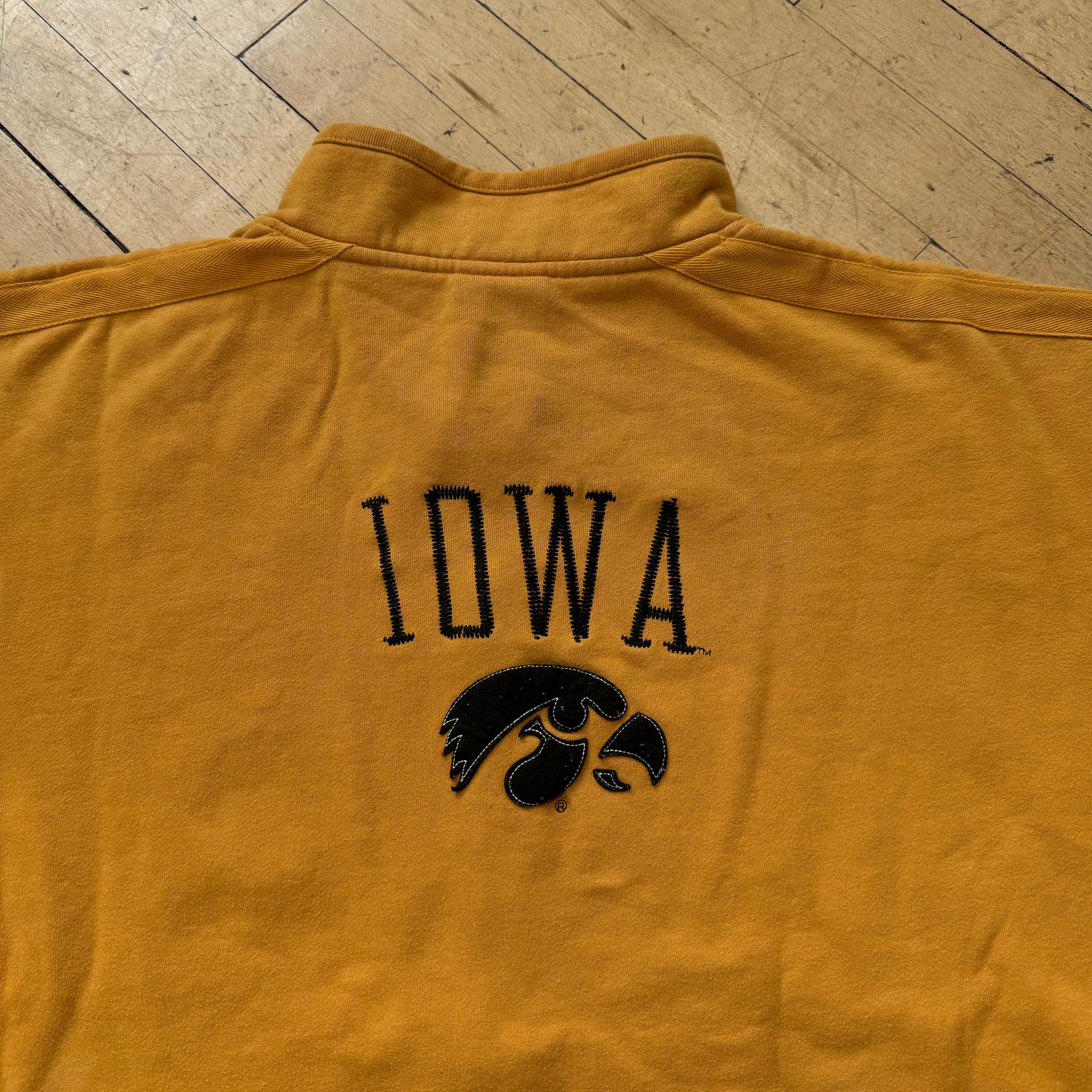 Vintage Iowa Hawkeyes Zip-Up Jacket Sz XL