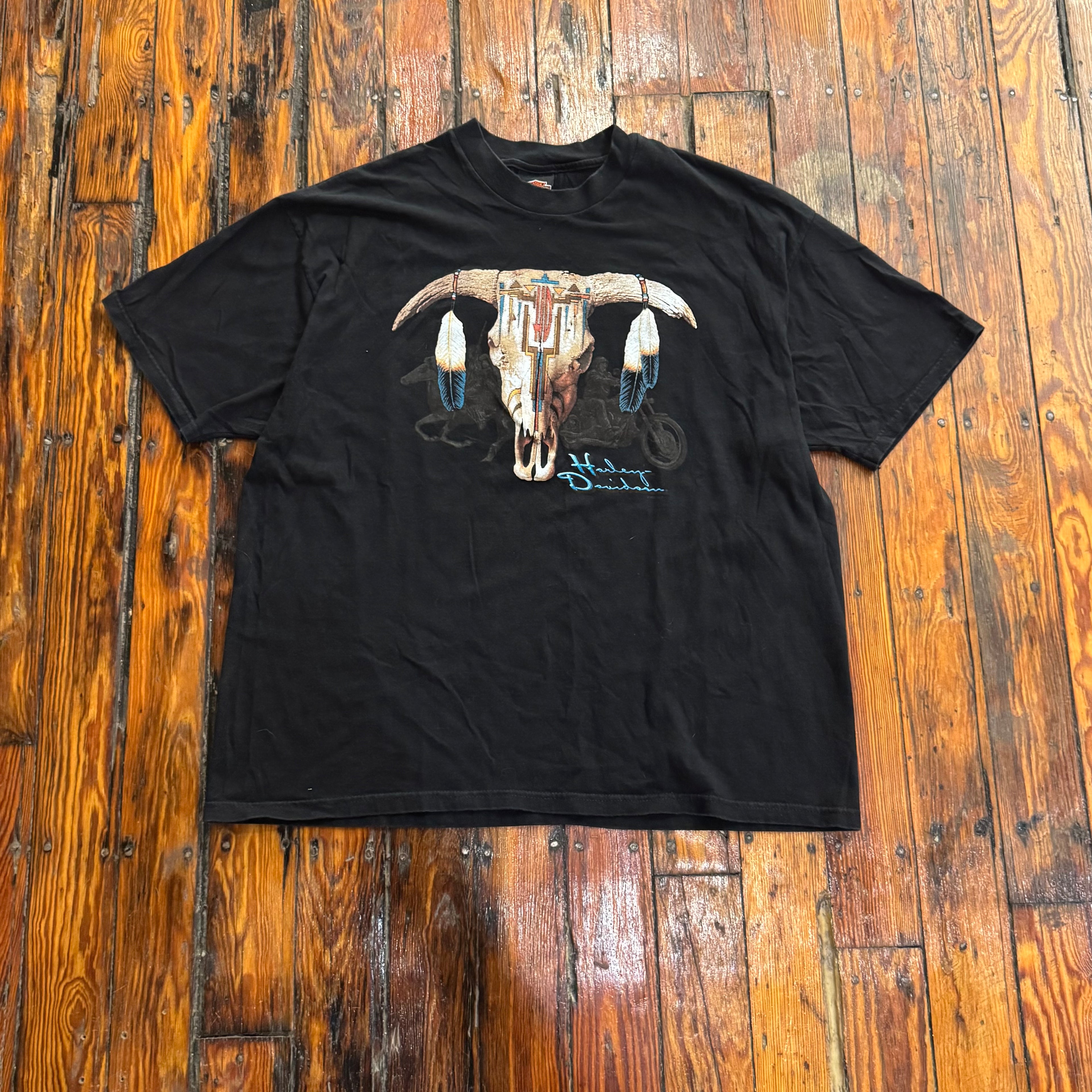 Vintage Harley Davidson Bull T-shirt Sz XXL