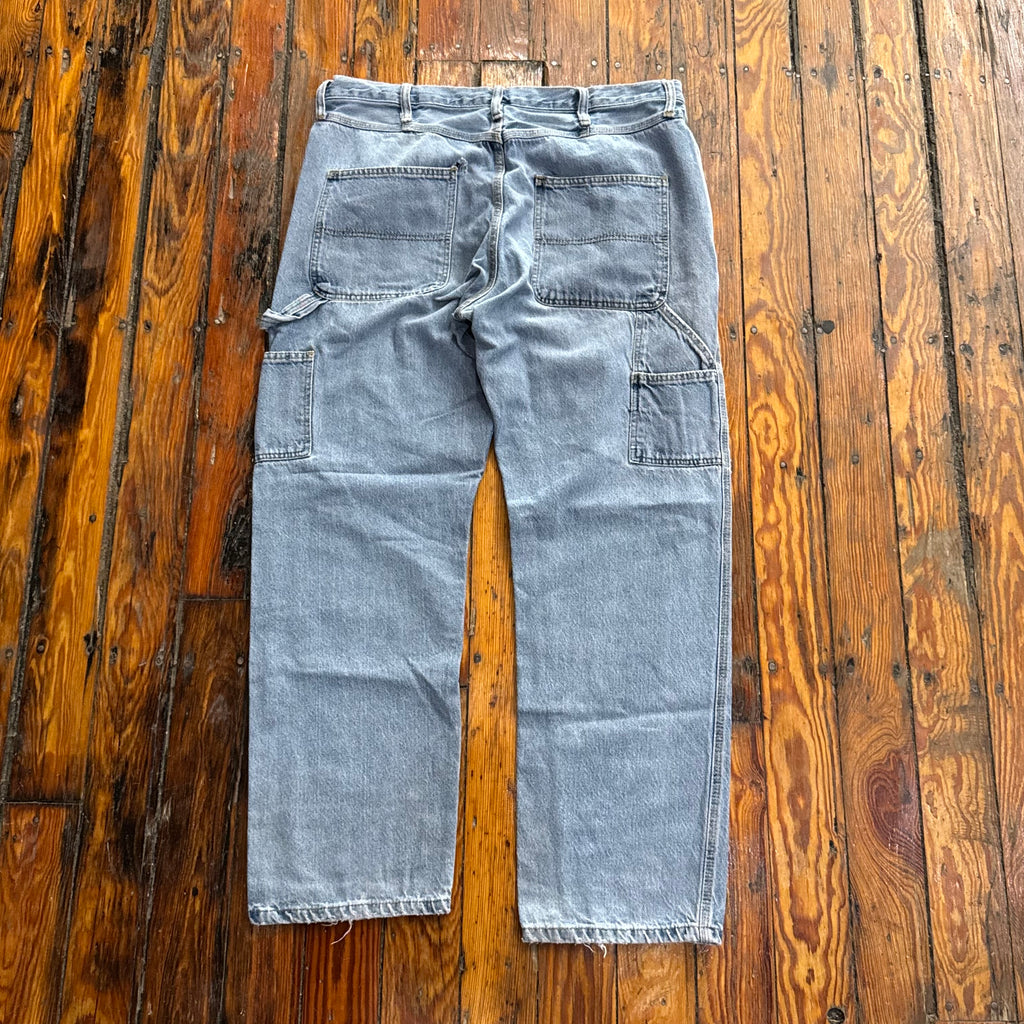 Vintage Light Wash Denim Jeans Sz 38x32