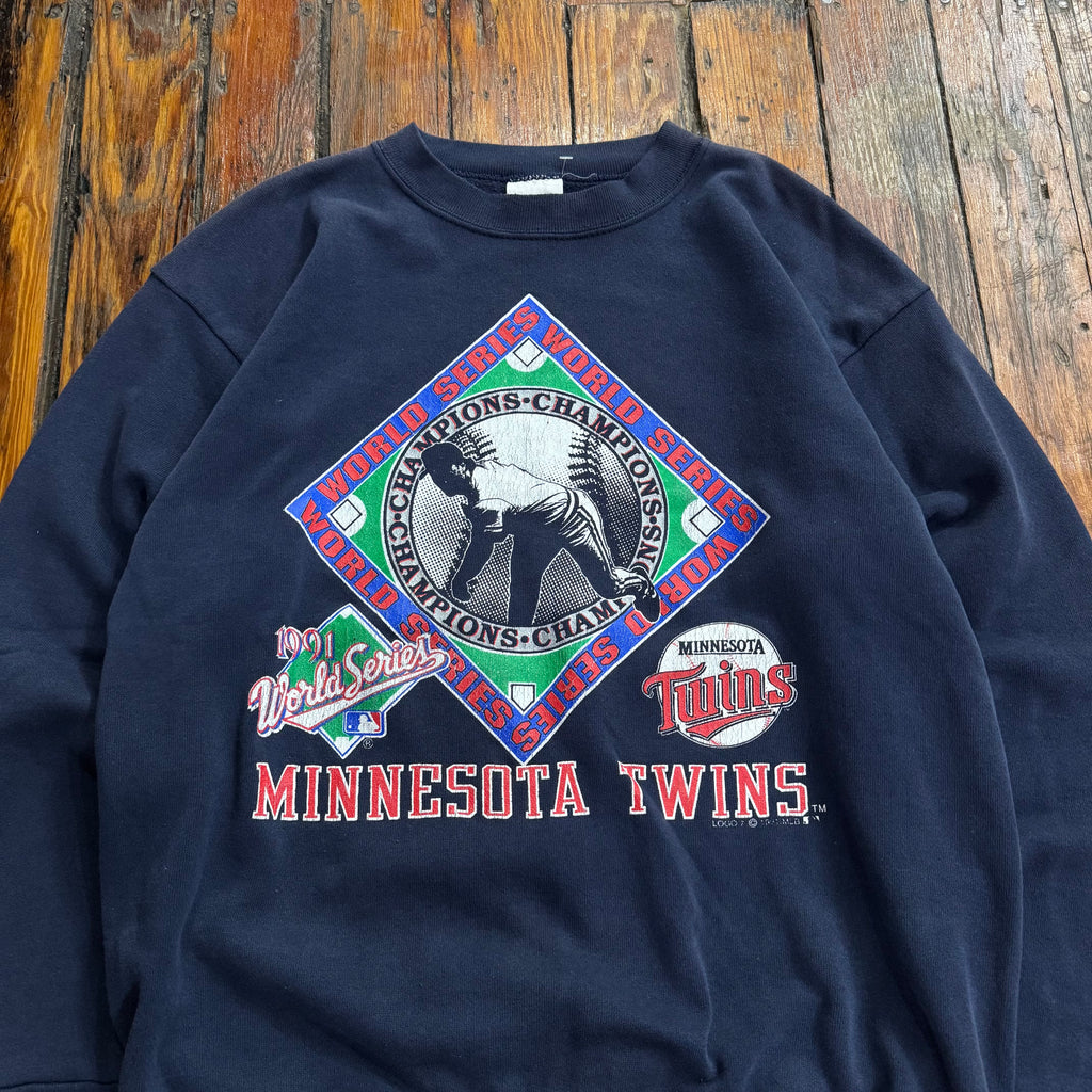 Vintage Minnesota Twins World Series Crewneck Sz L