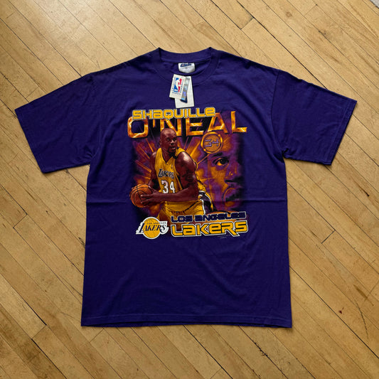 Vintage Shaquille O’Neal Lakers T-shirt Brand New Sz XL