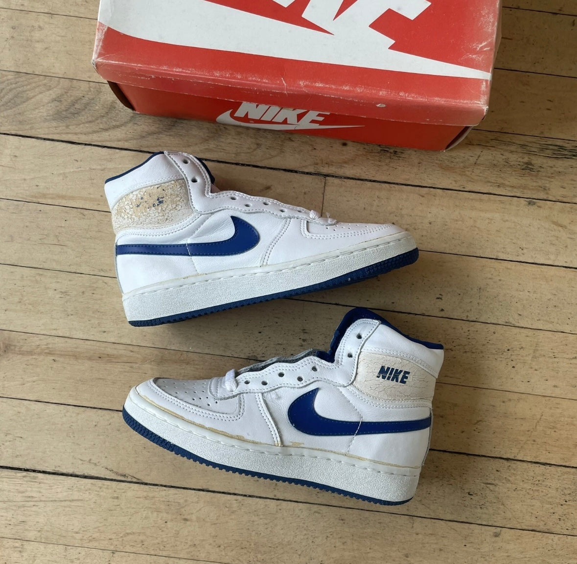 1984 Nike Sky High Blue/white Sz 3.5y (DS)