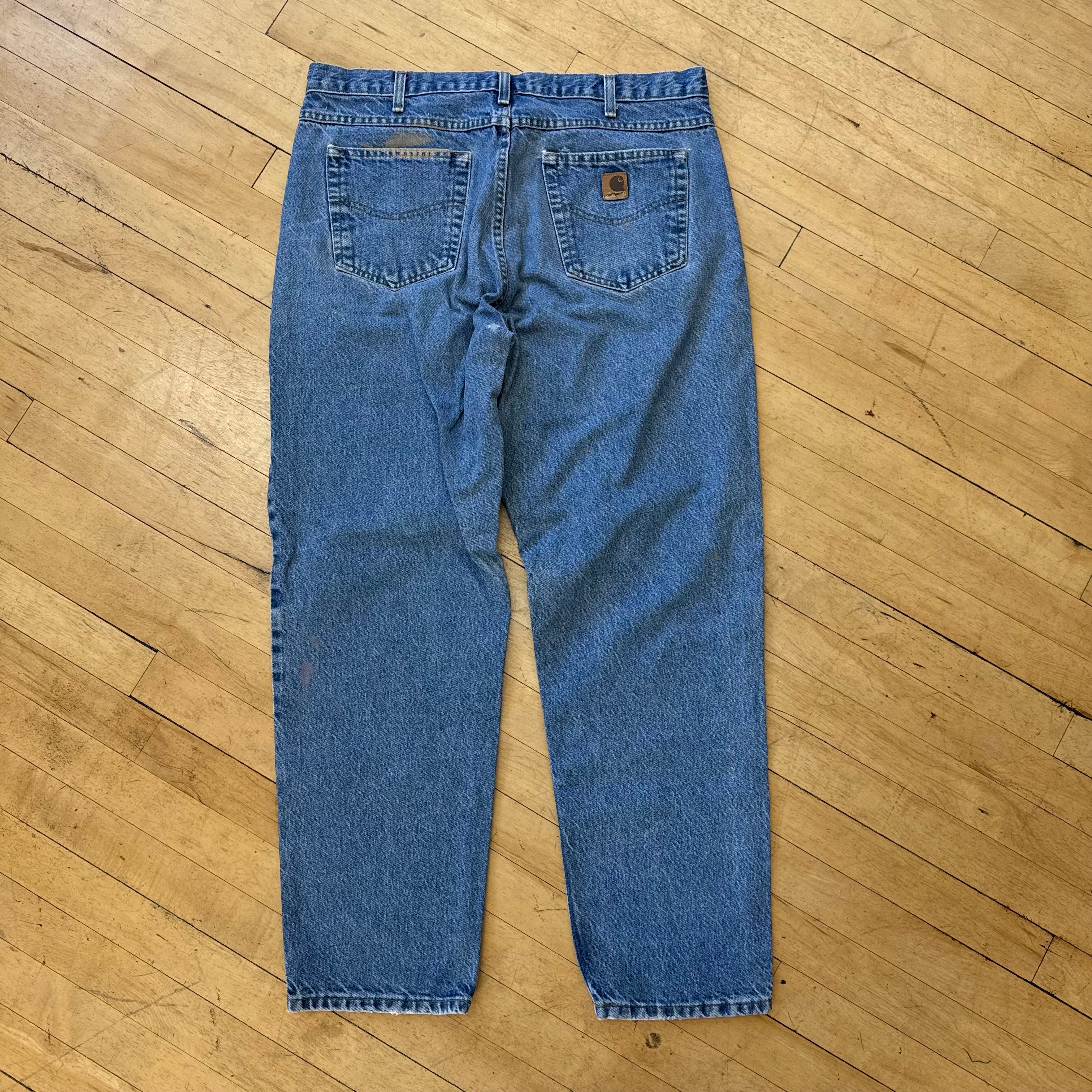 Vintage Carhartt Denim Jeans Sz 38x32