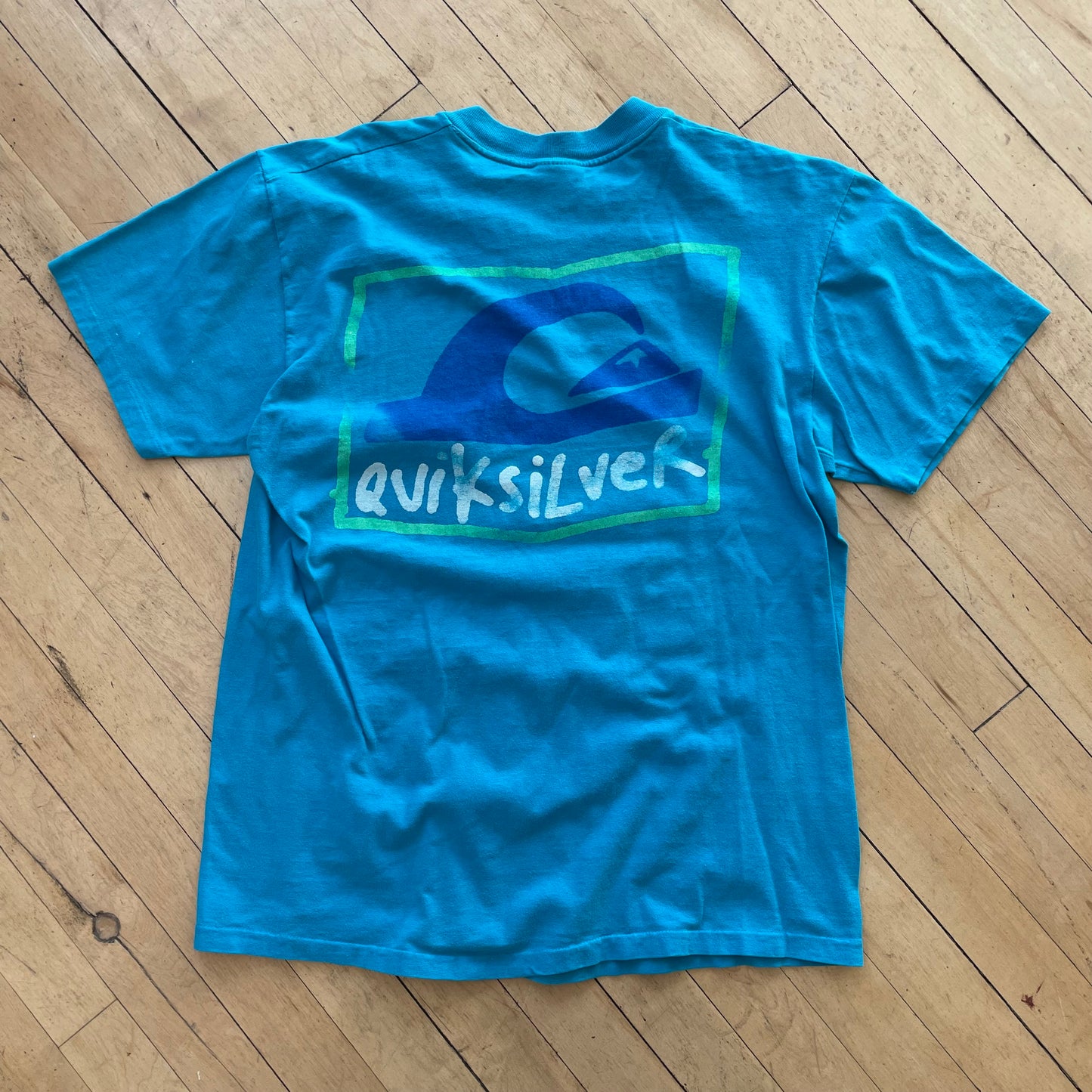 Vintage Quicksilver Logo T-shirt Sz M