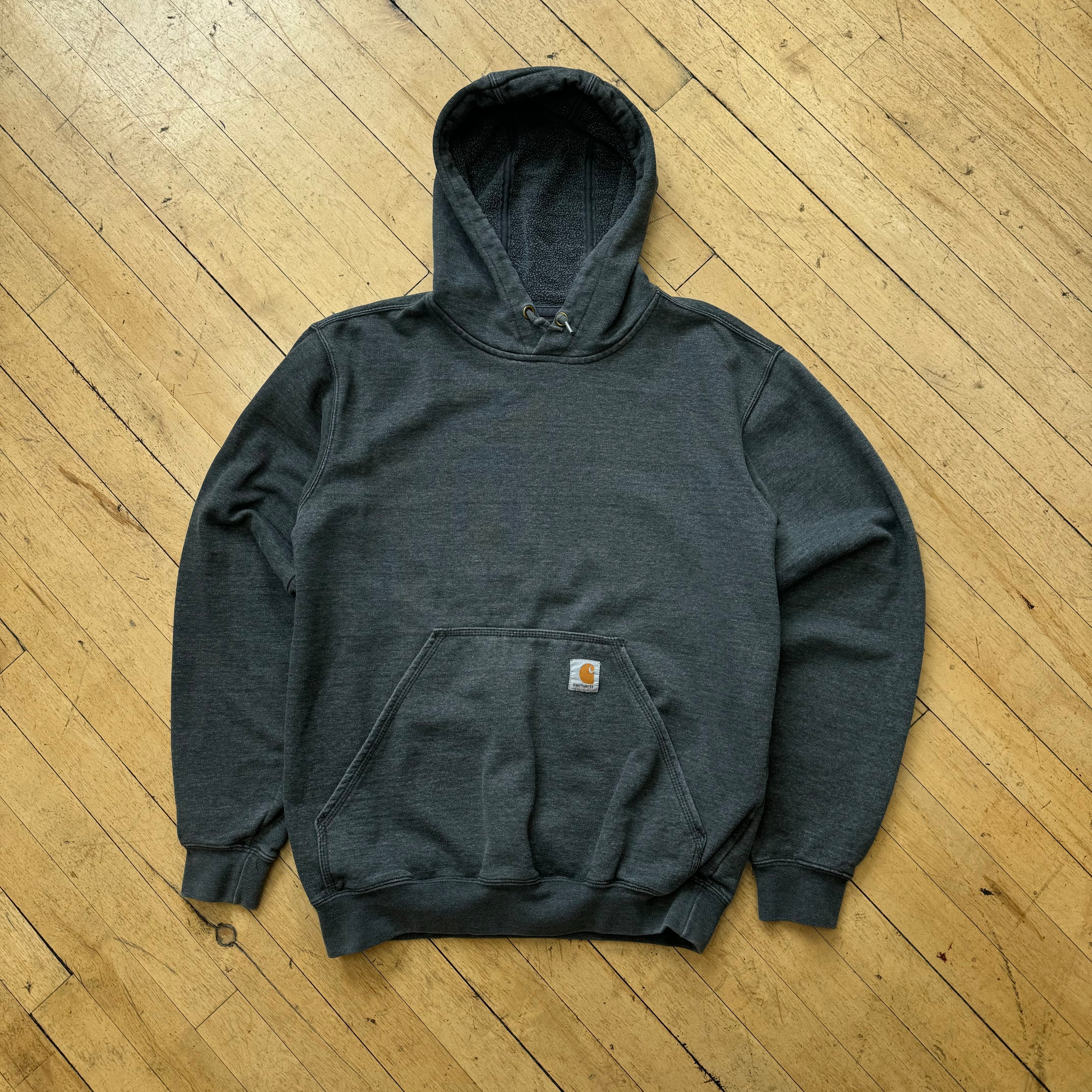 Blank Carhartt Gray Hoodie Sz S