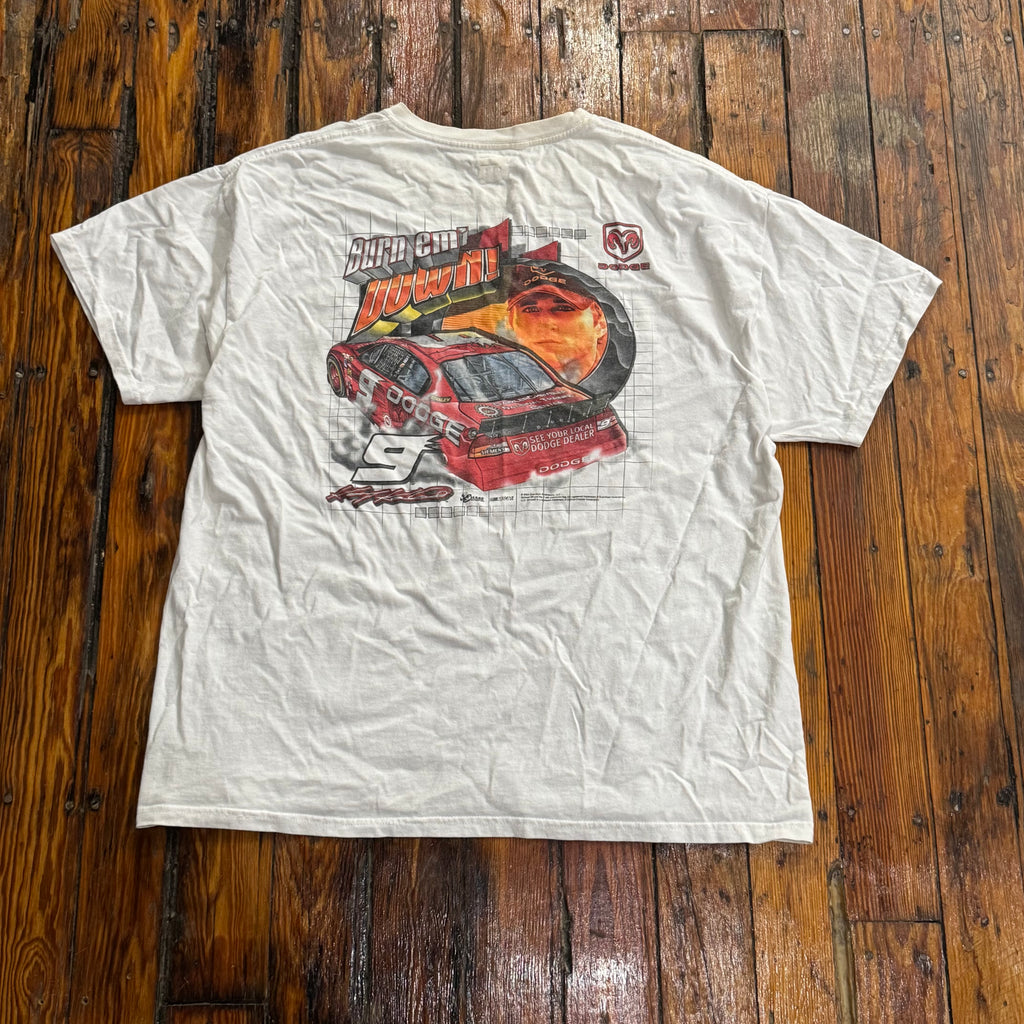 Y2K Doge Nascar T-shirt Sz L