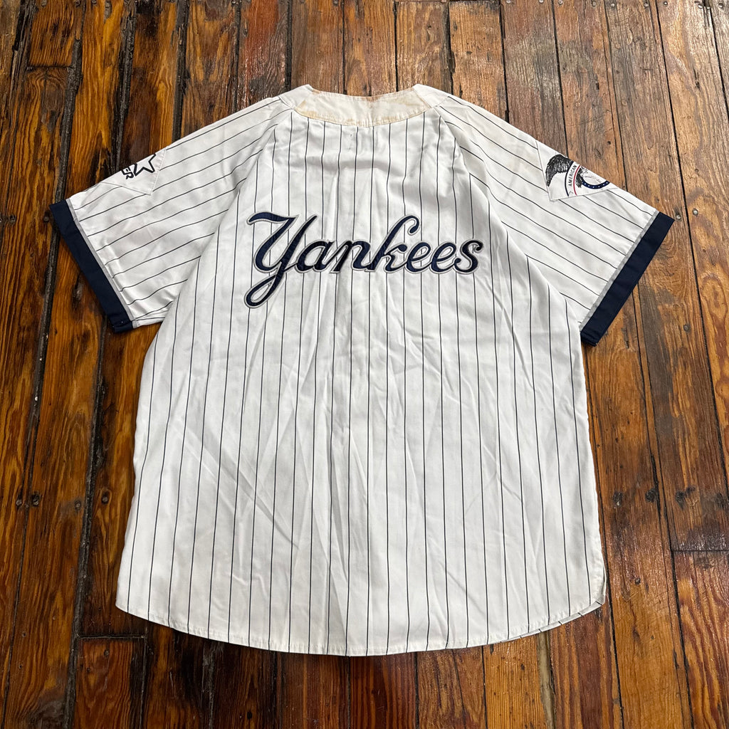 Vintage Starter New York Yankees Baseball Jersey Sz XL