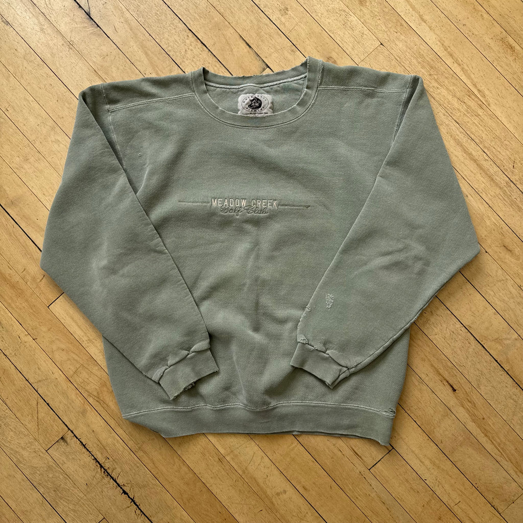 Vintage Meadow Creek Golf club CrewNeck Sz M