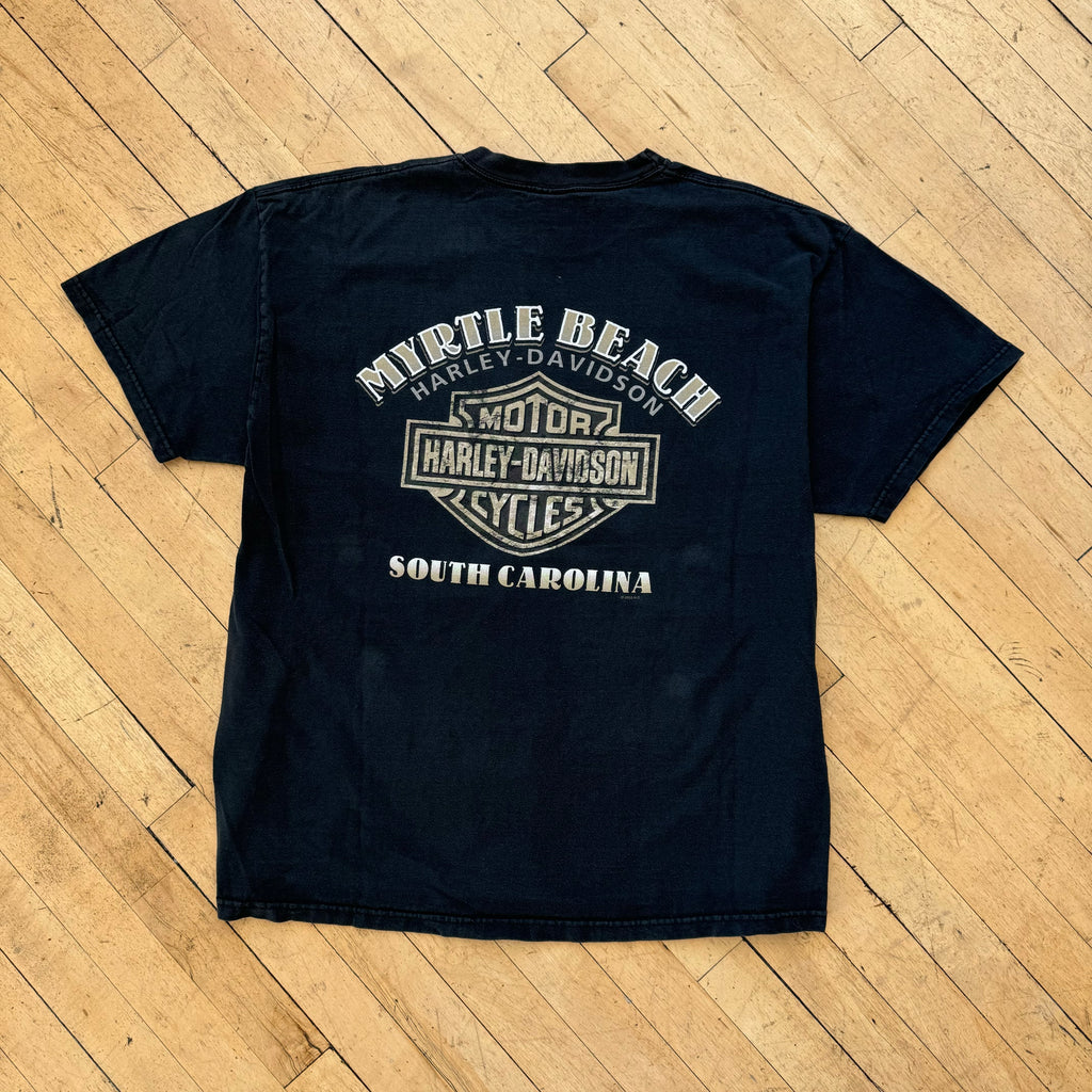 Y2K Harley Davidson Mrytle Beach South Carolina T-shirt Sz XL
