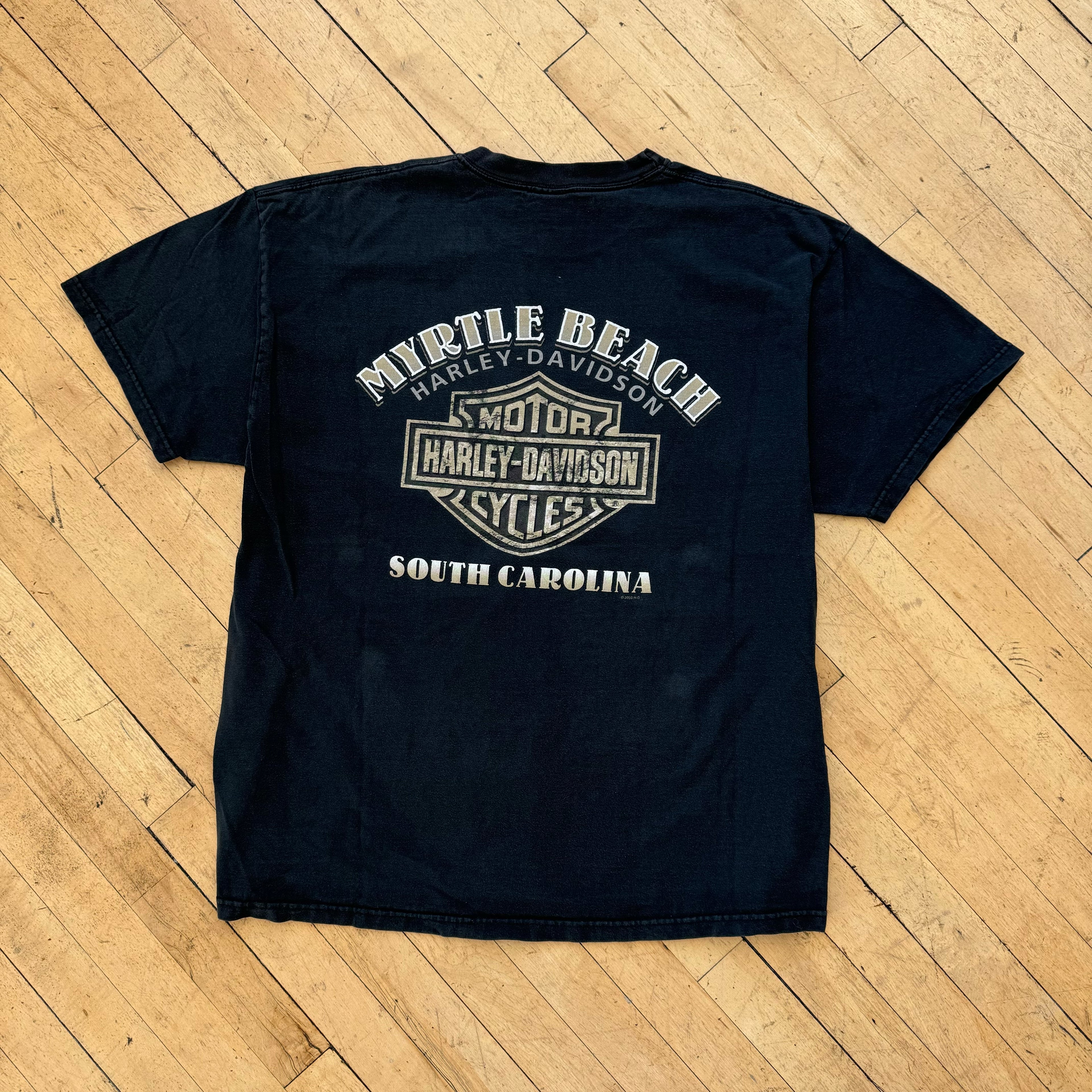 Y2K Harley Davidson Mrytle Beach South Carolina T-shirt Sz XL