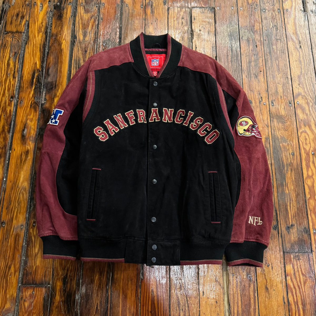 Vintage Suede San Francisco 49ers Jacket Sz M