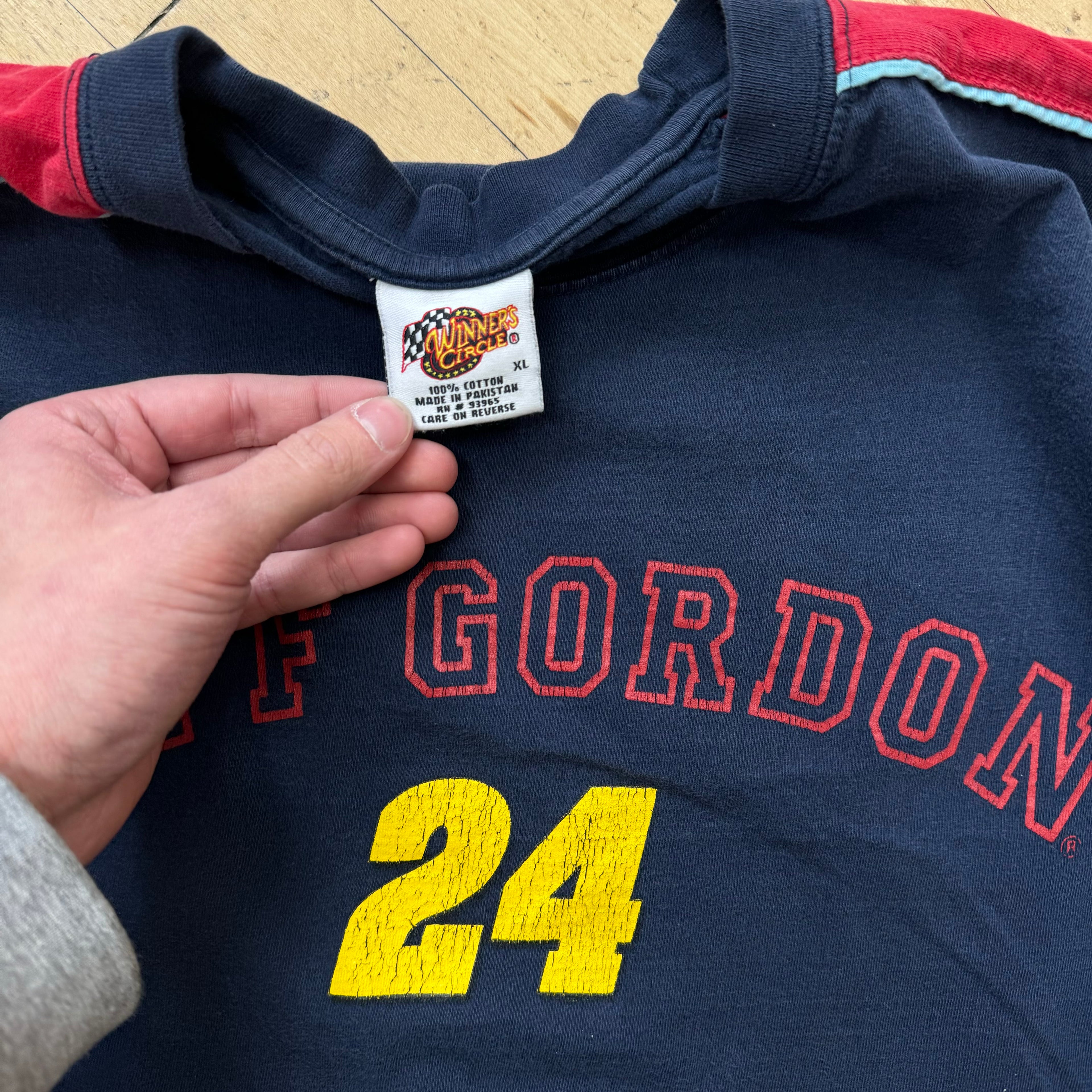 Y2K Jeff Gordon Long Sleeve Nascar T-shirt Sz L