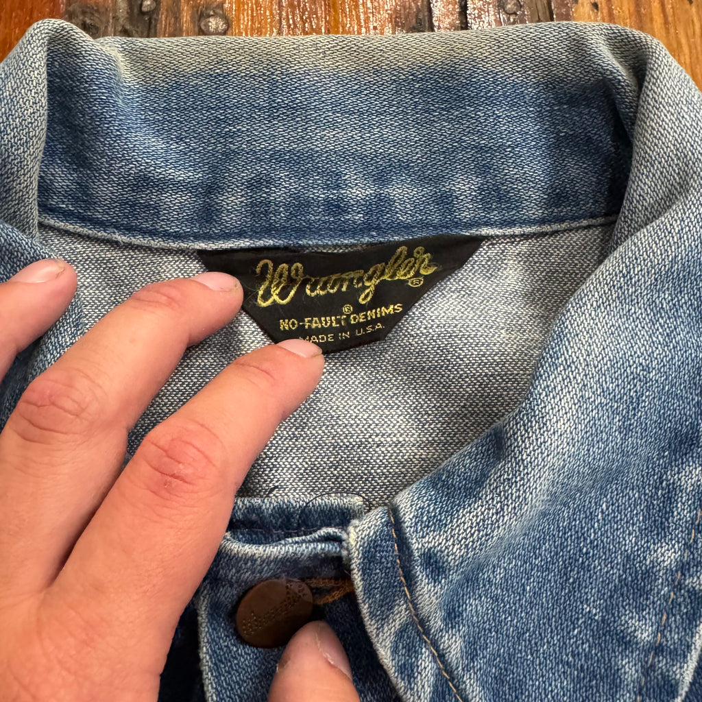 Vintage Wrangler Denim Jean Jacket Sz M