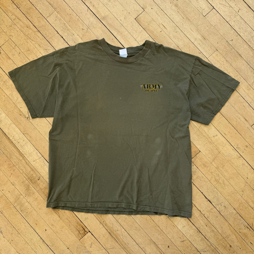 Vintage Army Of One T-shirt Sz XXL