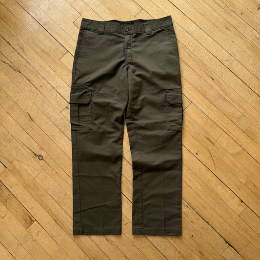 Y2K Olive Dickies Kahki Cargo Pants Sz 34x30