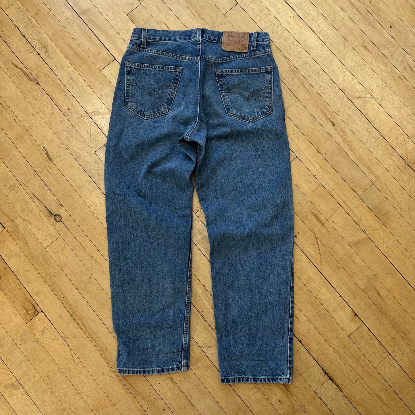 Vintage Levi 550 Denim Jeans Sz 34x30