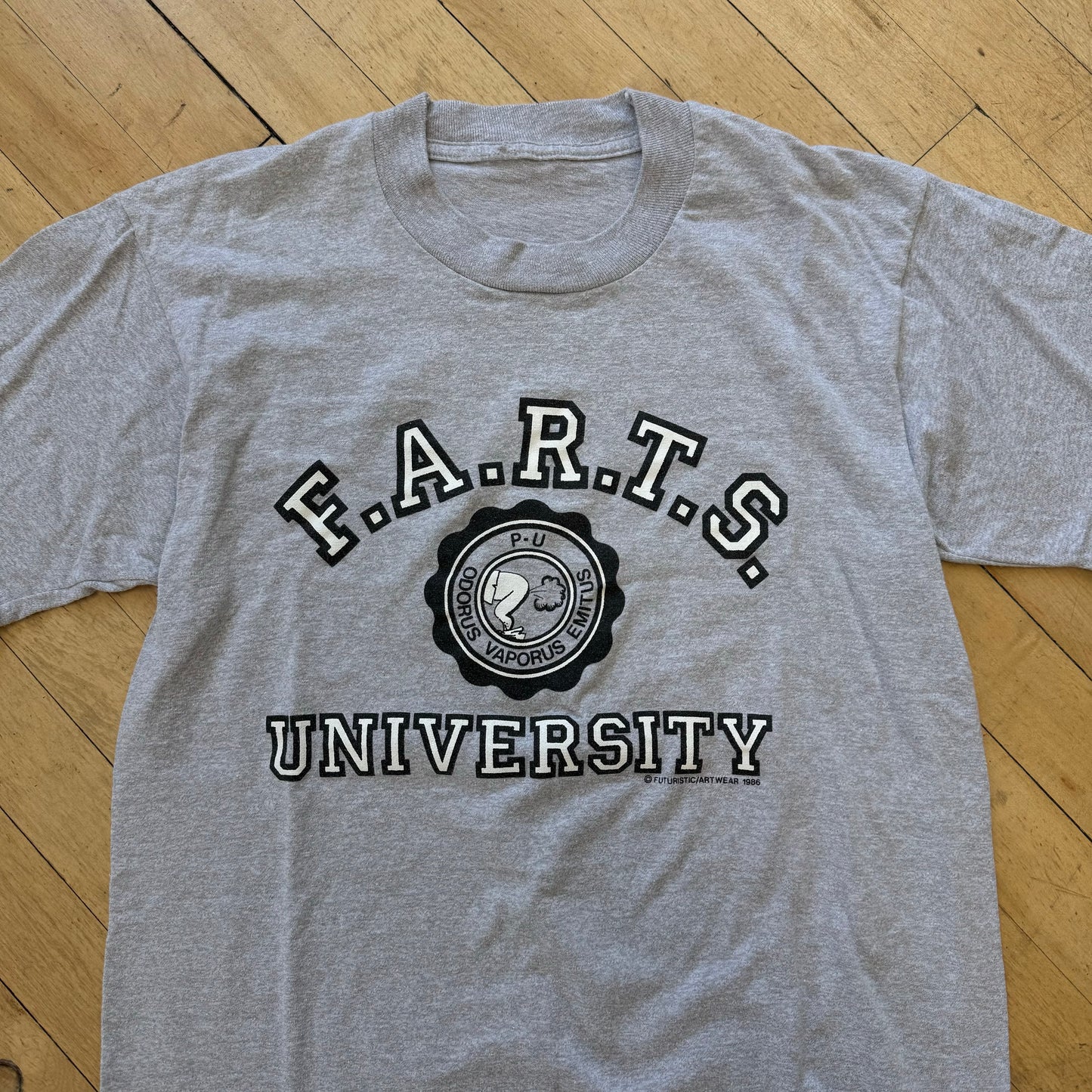 Vintage Farts University T-shirt Sz M