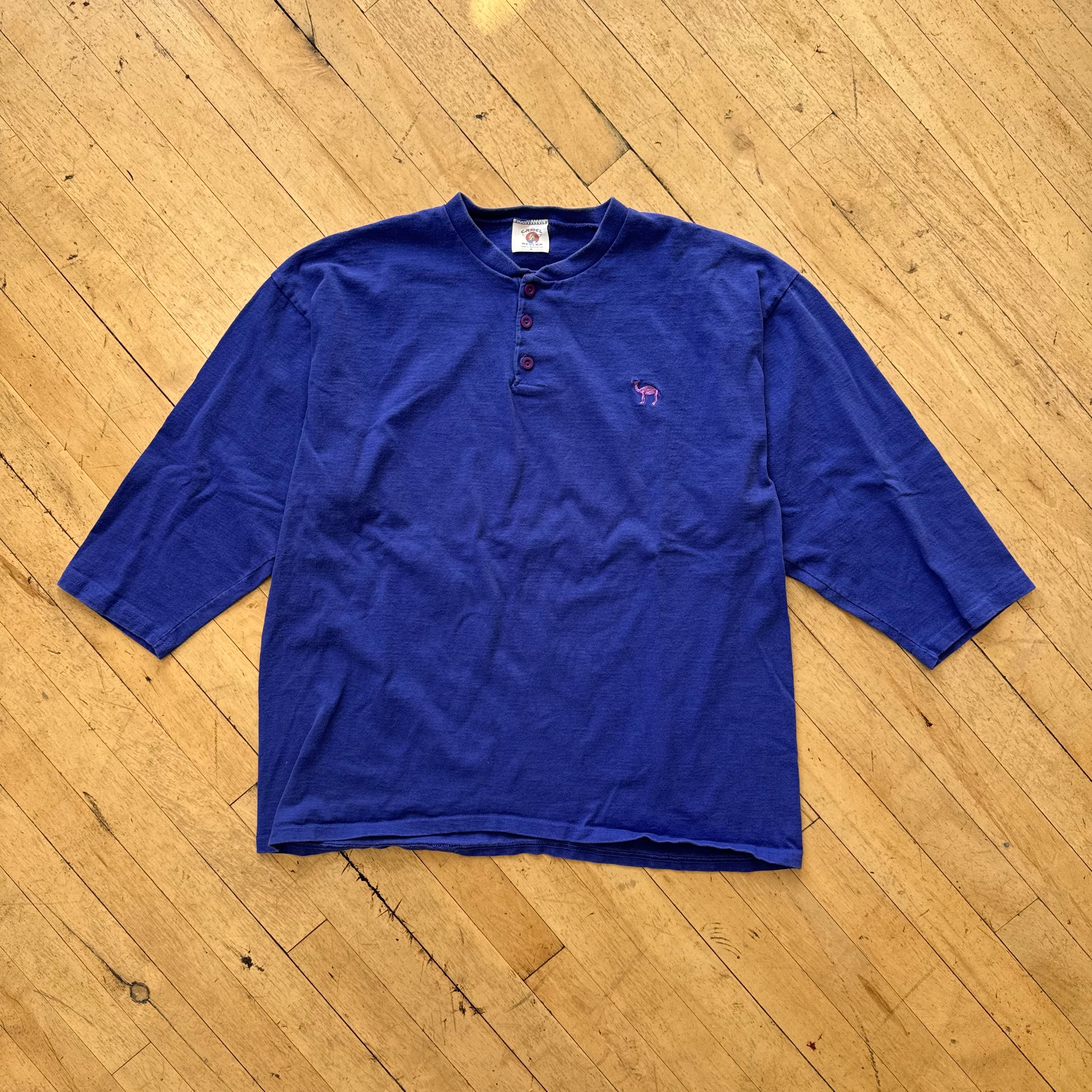 Vintage Camel Baseball T-shirt Sz L