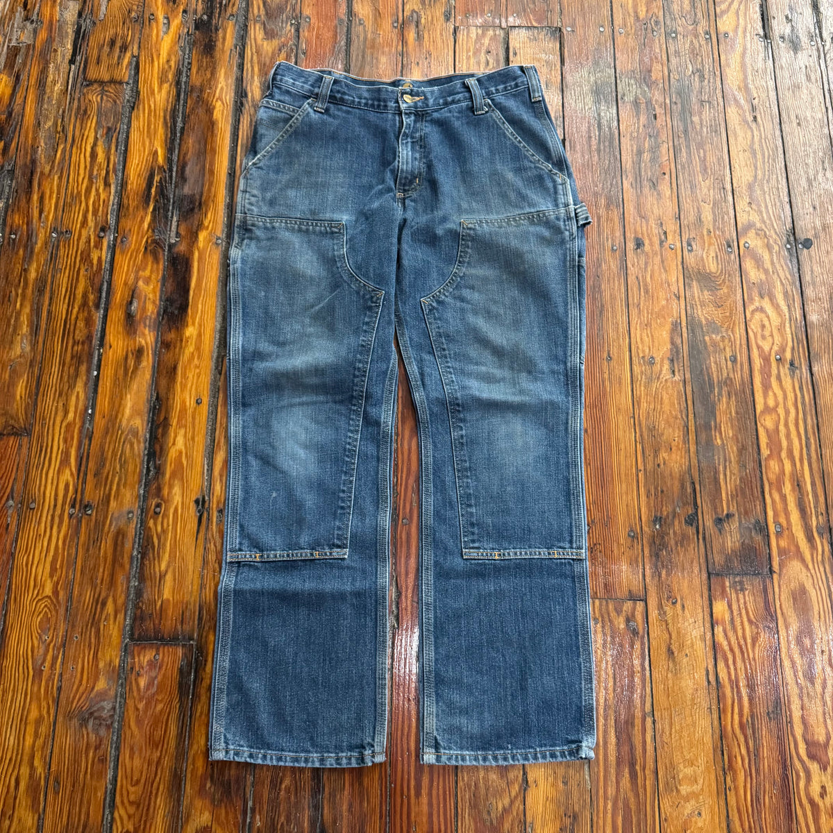 00s Carhartt Double Knee Denim Jeans Sz 34x30