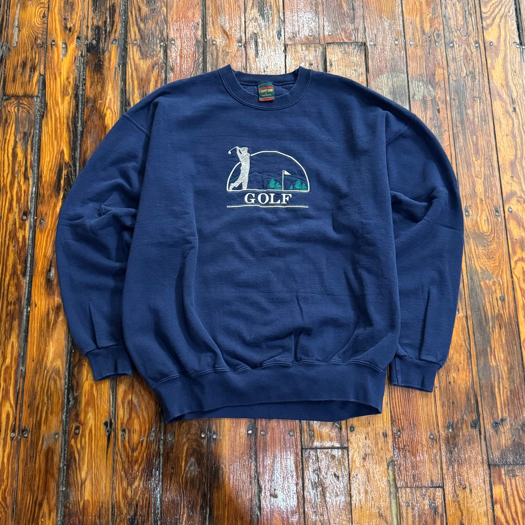 Vintage Golf Embroidered Crewneck Sz XL