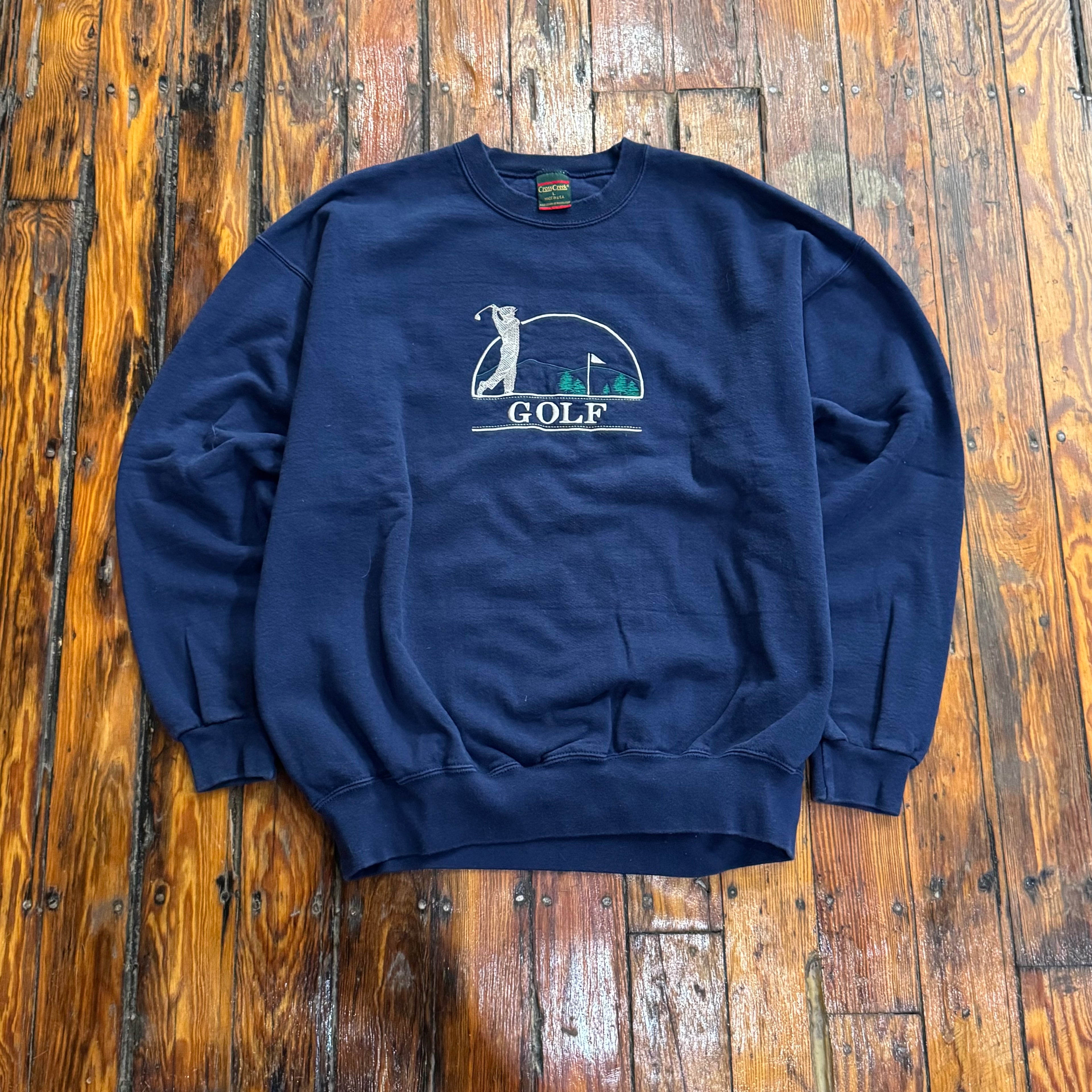Vintage Golf Embroidered Crewneck Sz XL